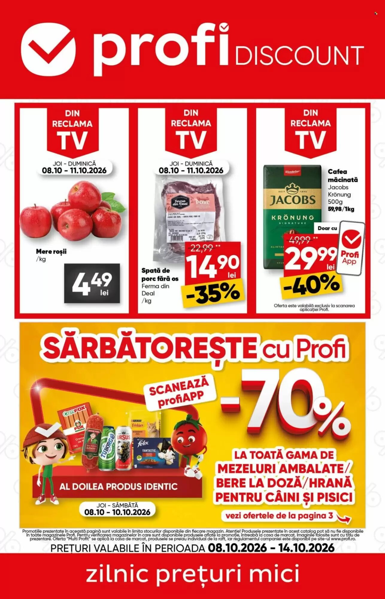 Catalogul cu oferte PROFI valabil de la 08.10.2026 - Pagina 1.
