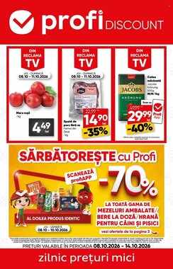 Catalogul cu oferte PROFI valabil de la 08.10.2026