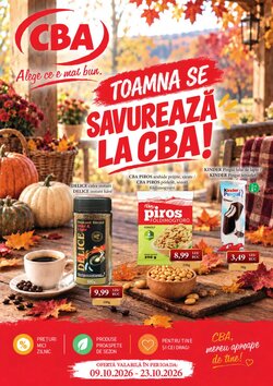 Catalogul cu oferte CBA valabil de la 09.10.2026