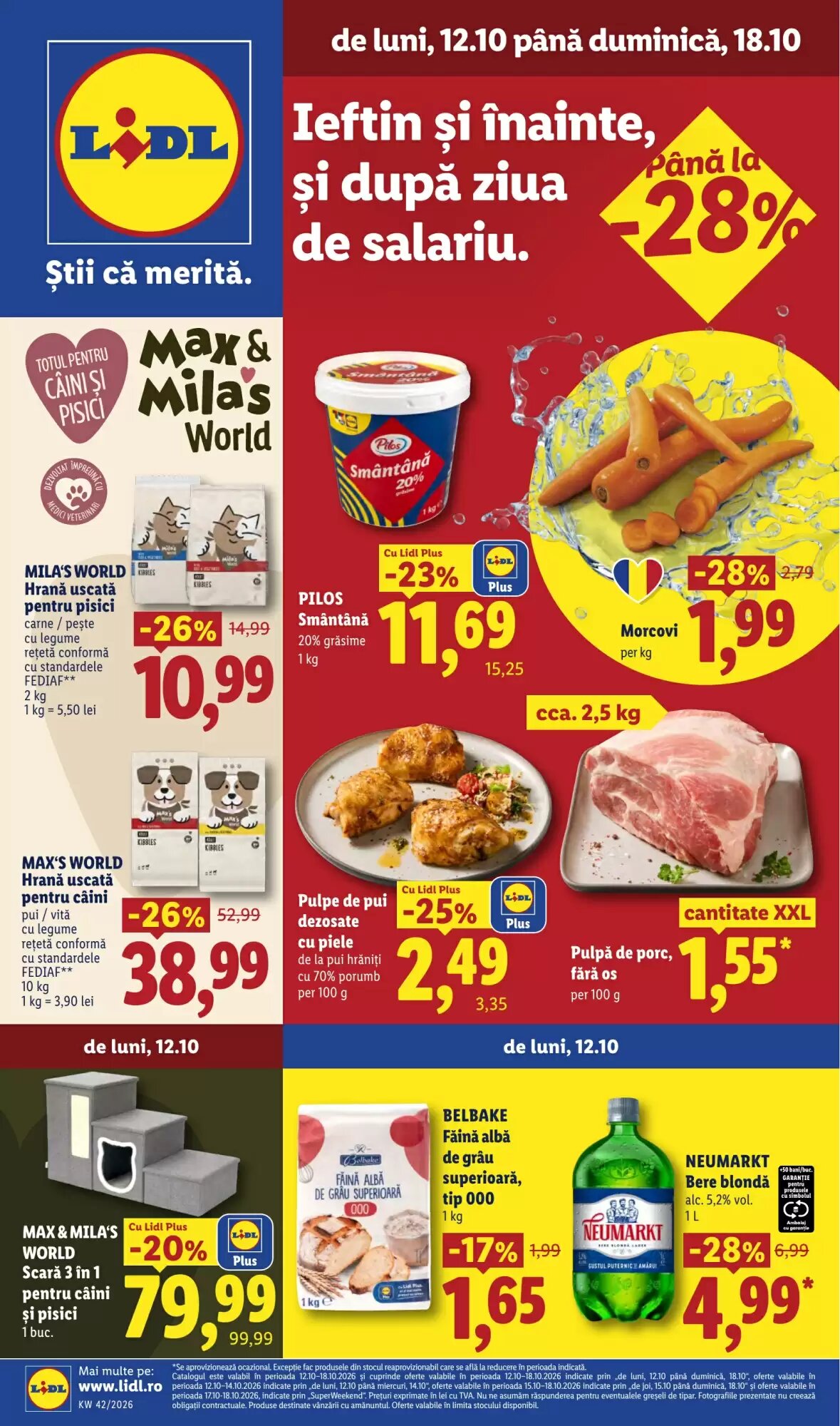 Catalogul cu oferte Lidl valabil de la 12.10.2026 - Pagina 1.