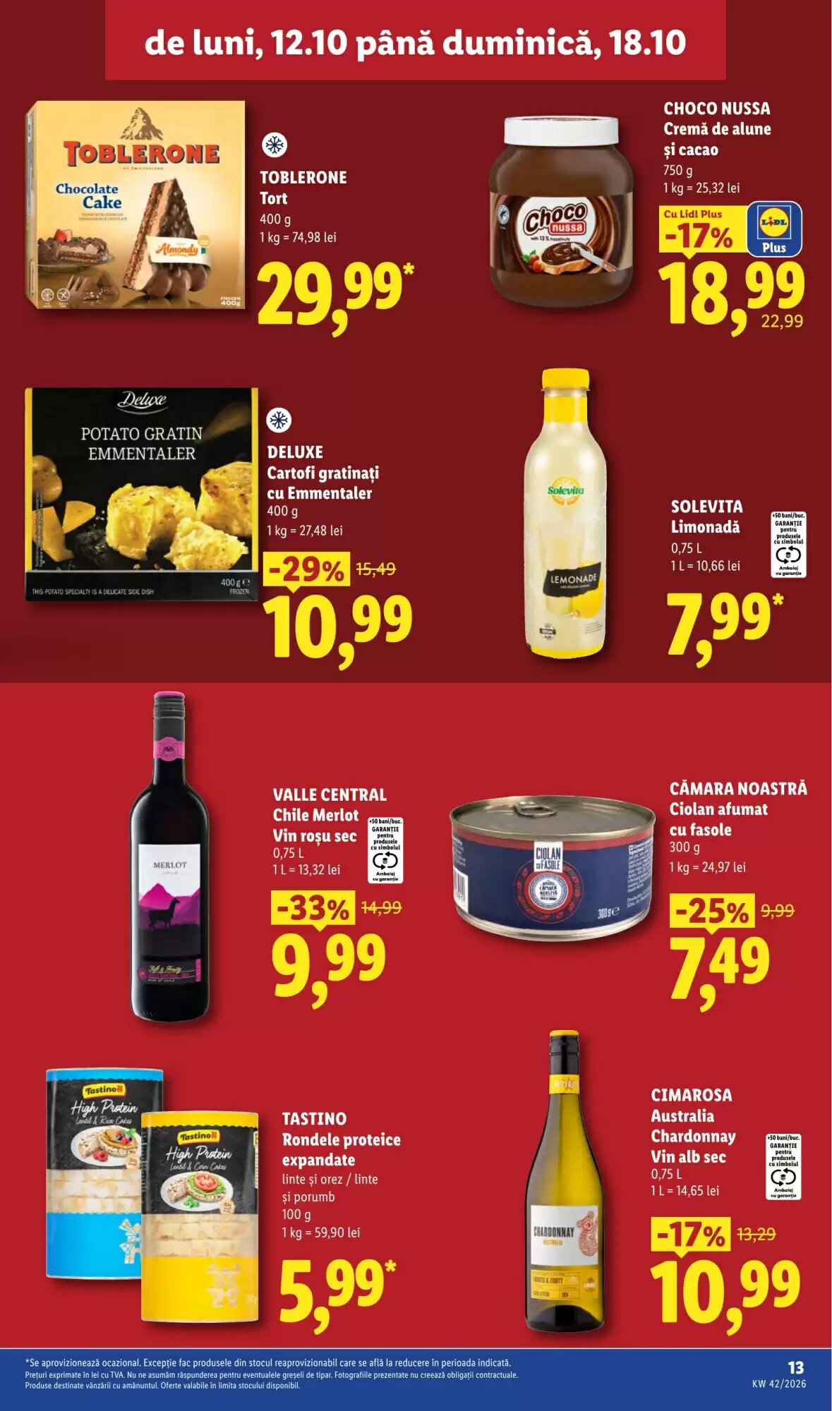 Catalogul cu oferte Lidl valabil de la 12.10.2026 - Pagina 13.