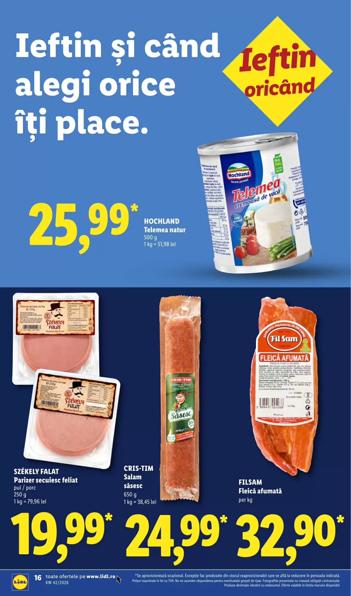 Catalogul cu oferte Lidl valabil de la 12.10.2026 - Pagina 16.