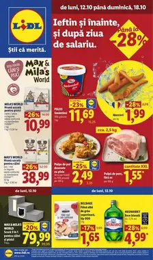 Catalogul cu oferte Lidl valabil de la 12.10.2026