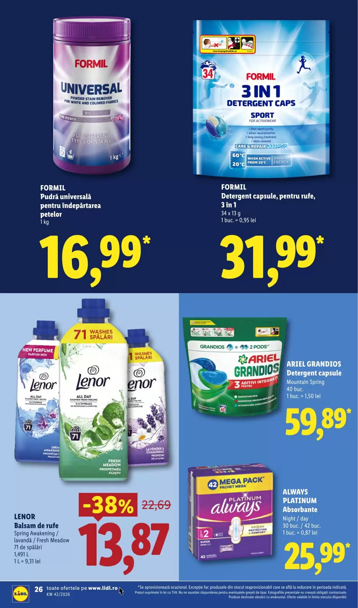 Catalogul cu oferte Lidl valabil de la 12.10.2026 - Pagina 26.