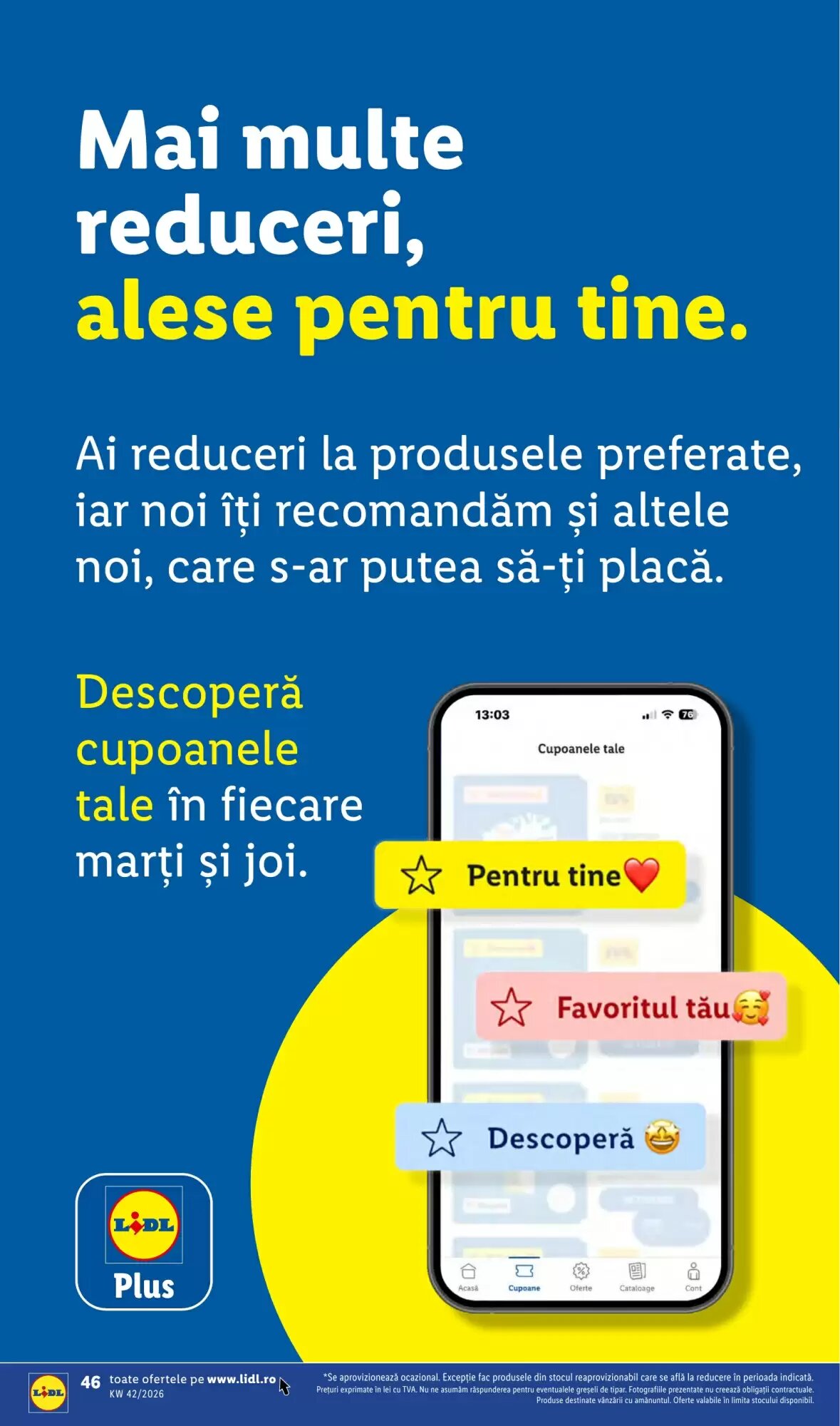Catalogul cu oferte Lidl valabil de la 12.10.2026 - Pagina 46.