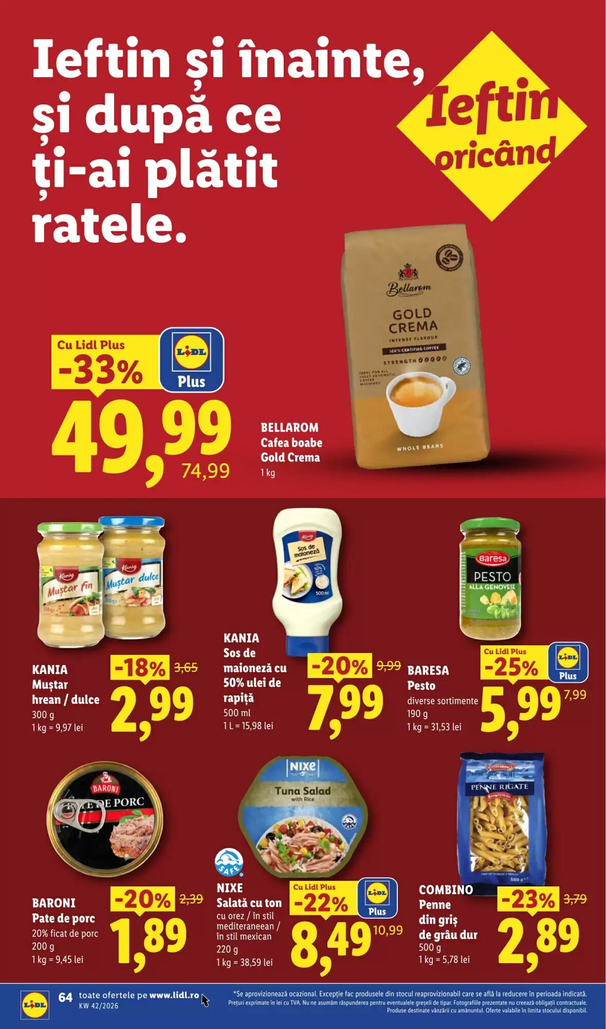 Catalogul cu oferte Lidl valabil de la 12.10.2026 - Pagina 64.