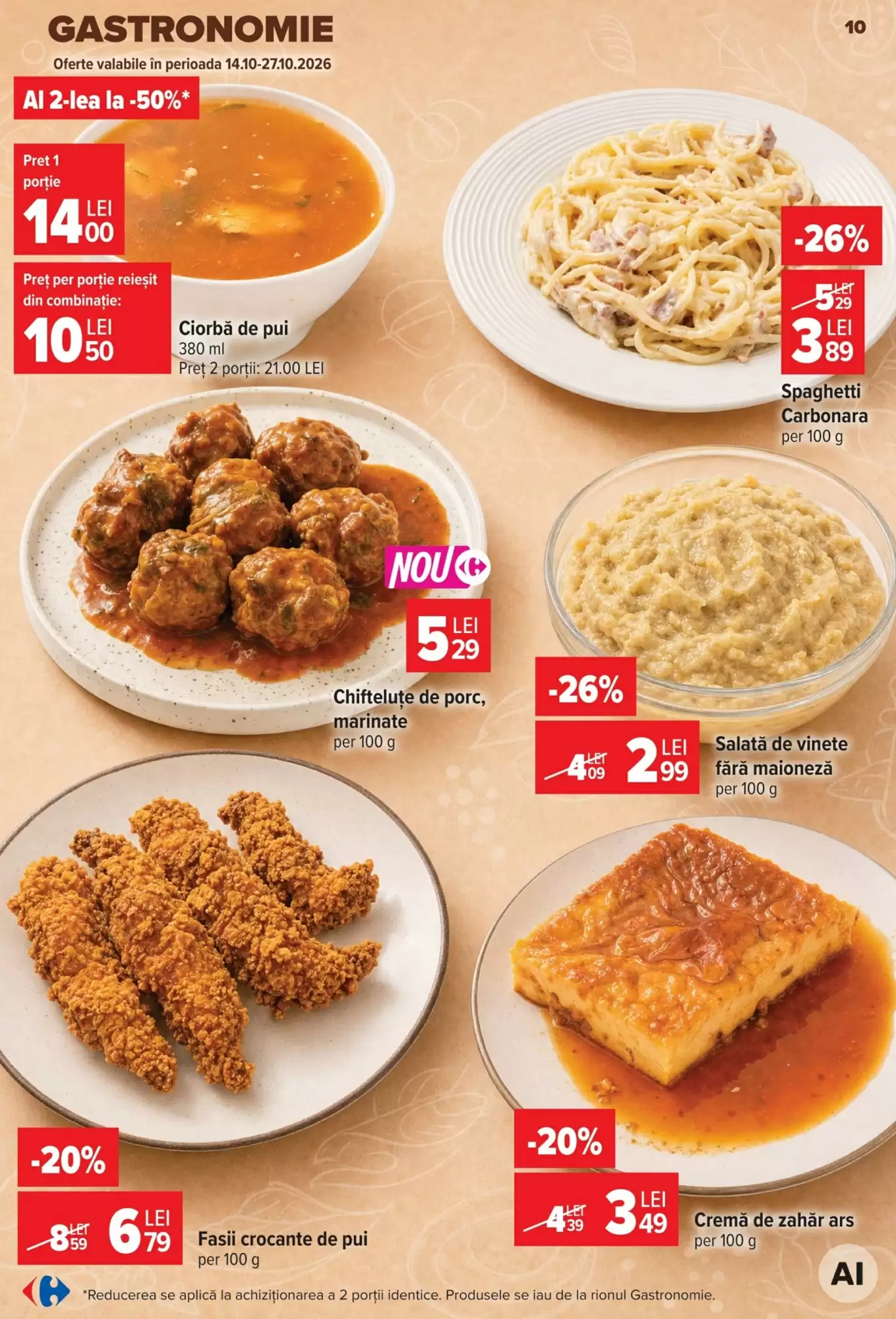 Catalogul cu oferte Carrefour valabil de la 14.10.2026 - Pagina 10.