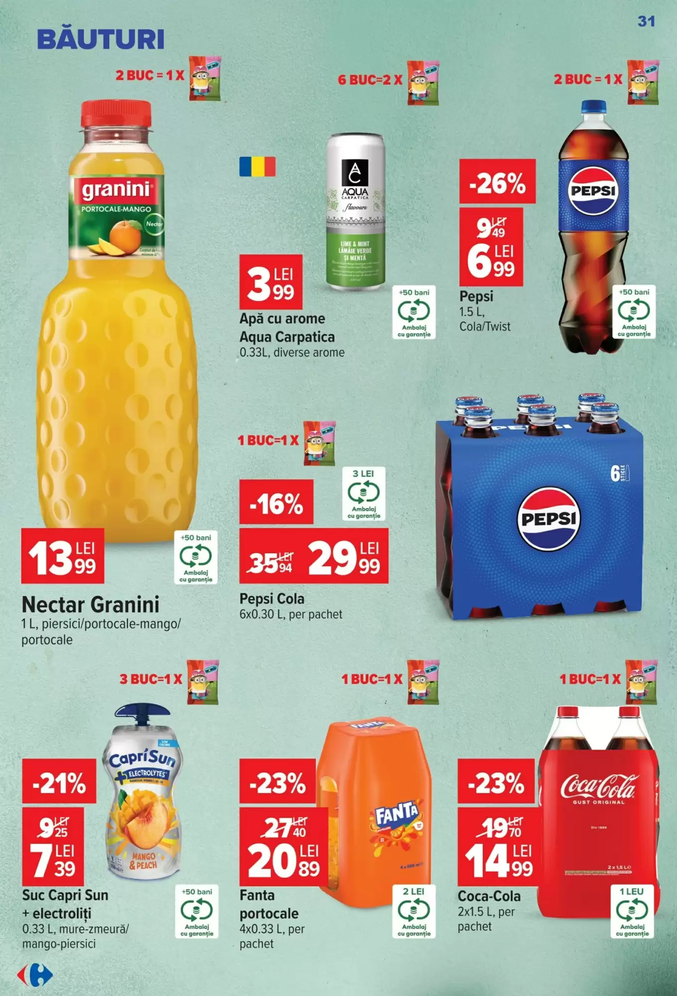 Catalogul cu oferte Carrefour valabil de la 14.10.2026 - Pagina 31.