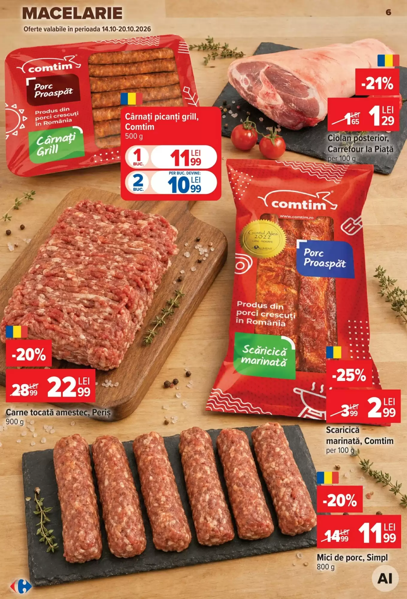 Catalogul cu oferte Carrefour valabil de la 14.10.2026 - Pagina 6.