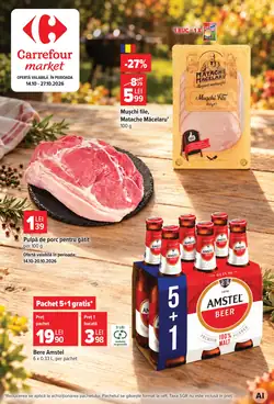 Catalogul cu oferte Carrefour Market valabil de la 14.10.2026