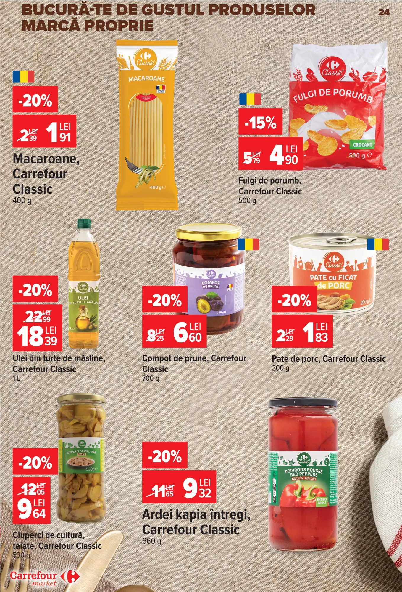 Catalogul cu oferte Carrefour Market valabil de la 14.10.2026 - Pagina 24.