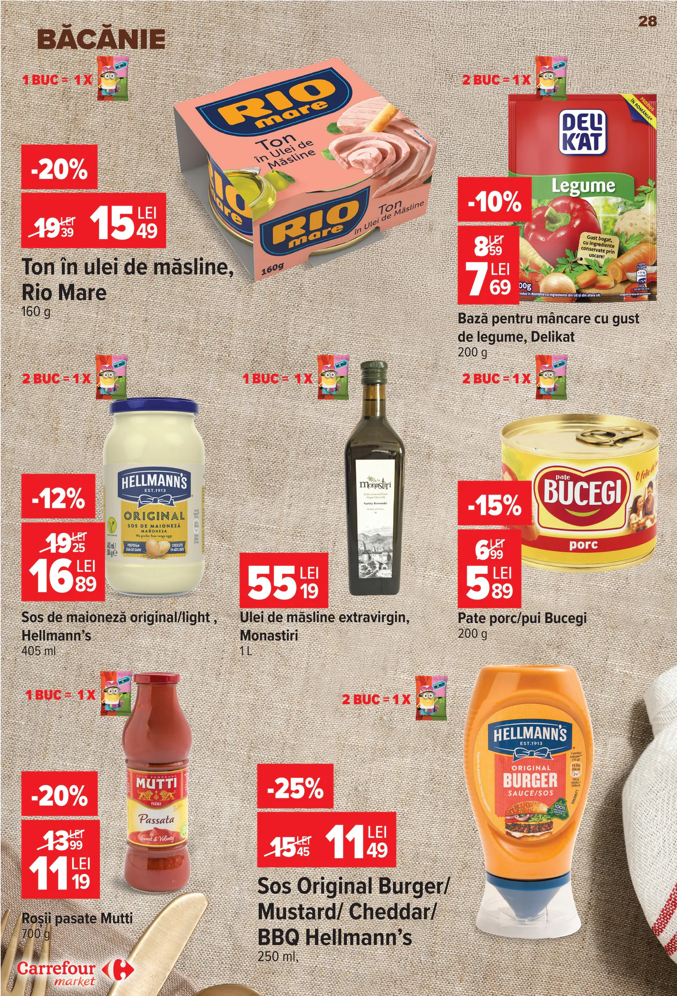 Catalogul cu oferte Carrefour Market valabil de la 14.10.2026 - Pagina 28.