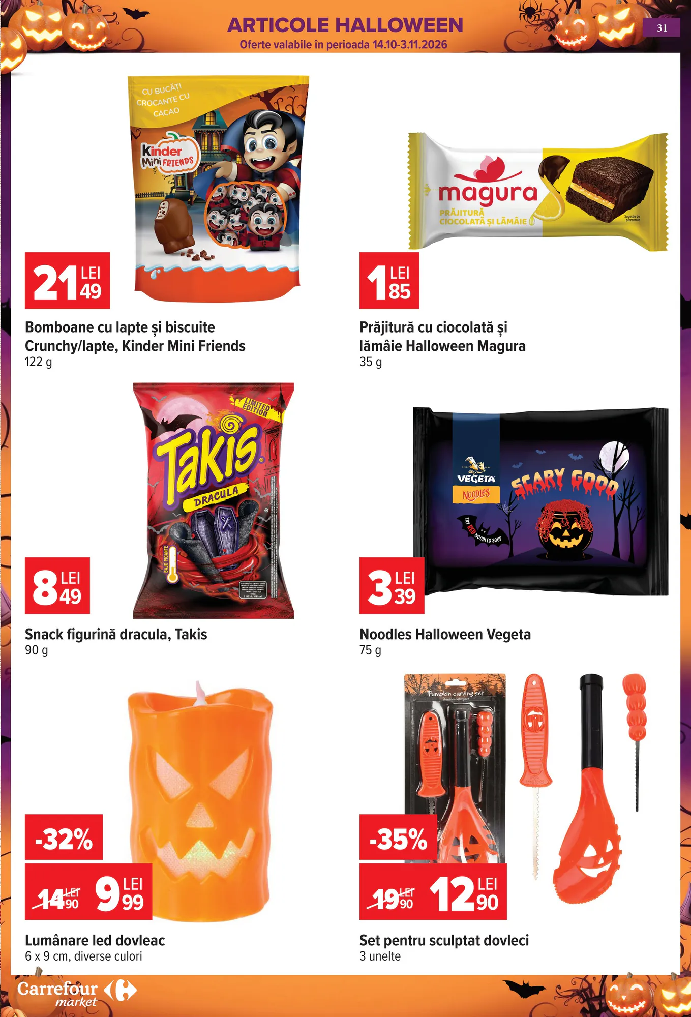 Catalogul cu oferte Carrefour Market valabil de la 14.10.2026 - Pagina 31.