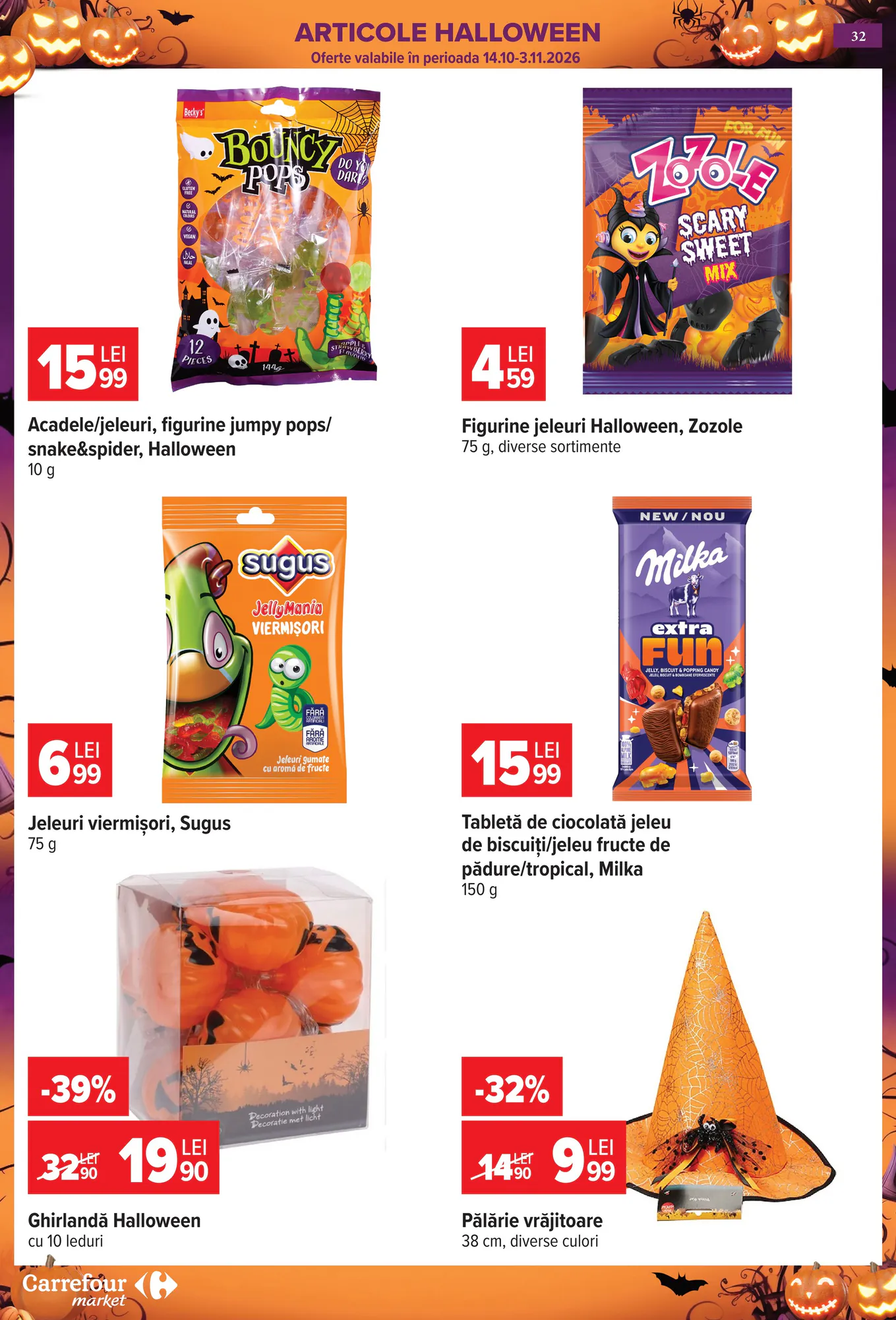Catalogul cu oferte Carrefour Market valabil de la 14.10.2026 - Pagina 32.