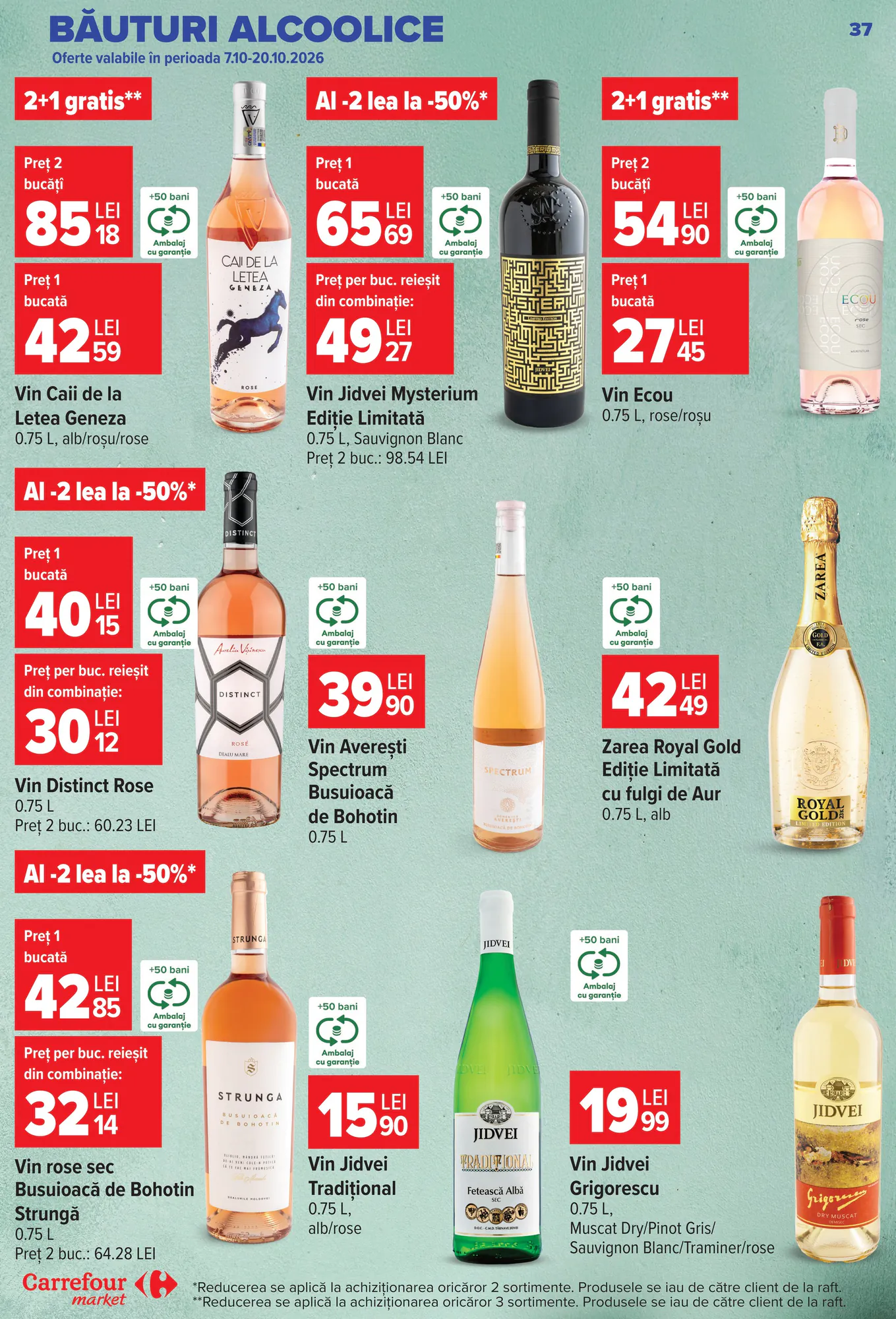 Catalogul cu oferte Carrefour Market valabil de la 14.10.2026 - Pagina 37.