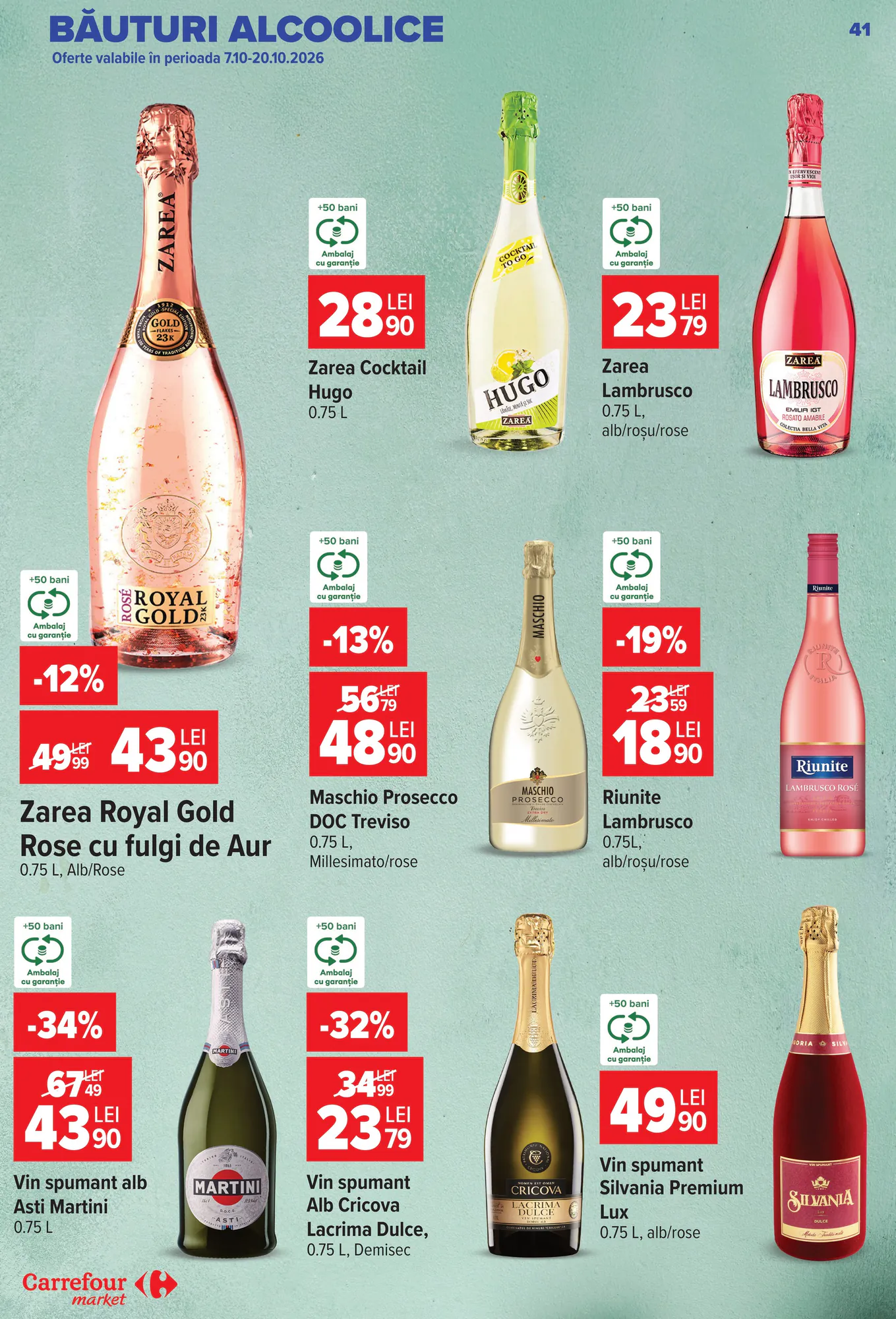 Catalogul cu oferte Carrefour Market valabil de la 14.10.2026 - Pagina 41.
