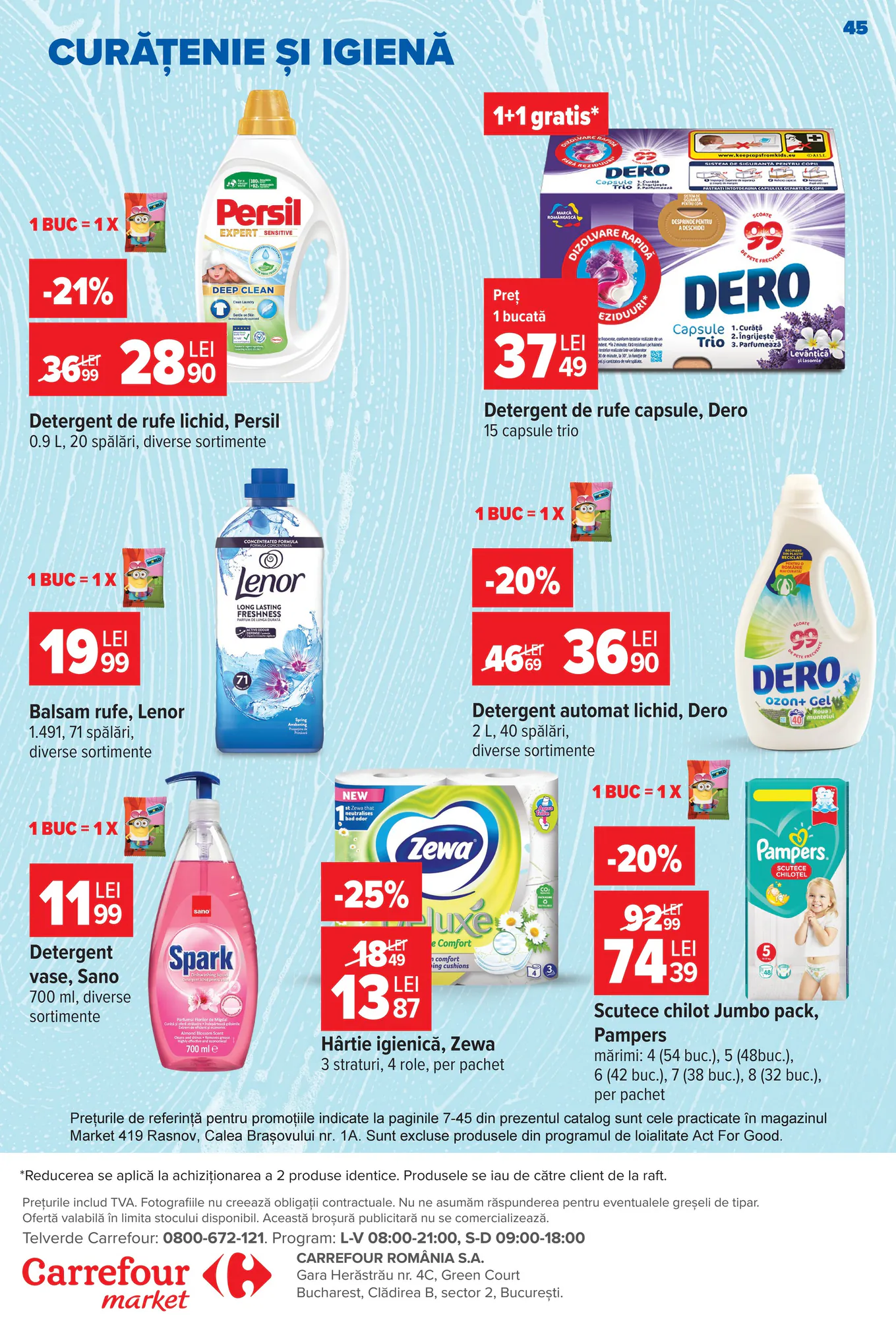 Catalogul cu oferte Carrefour Market valabil de la 14.10.2026 - Pagina 45.