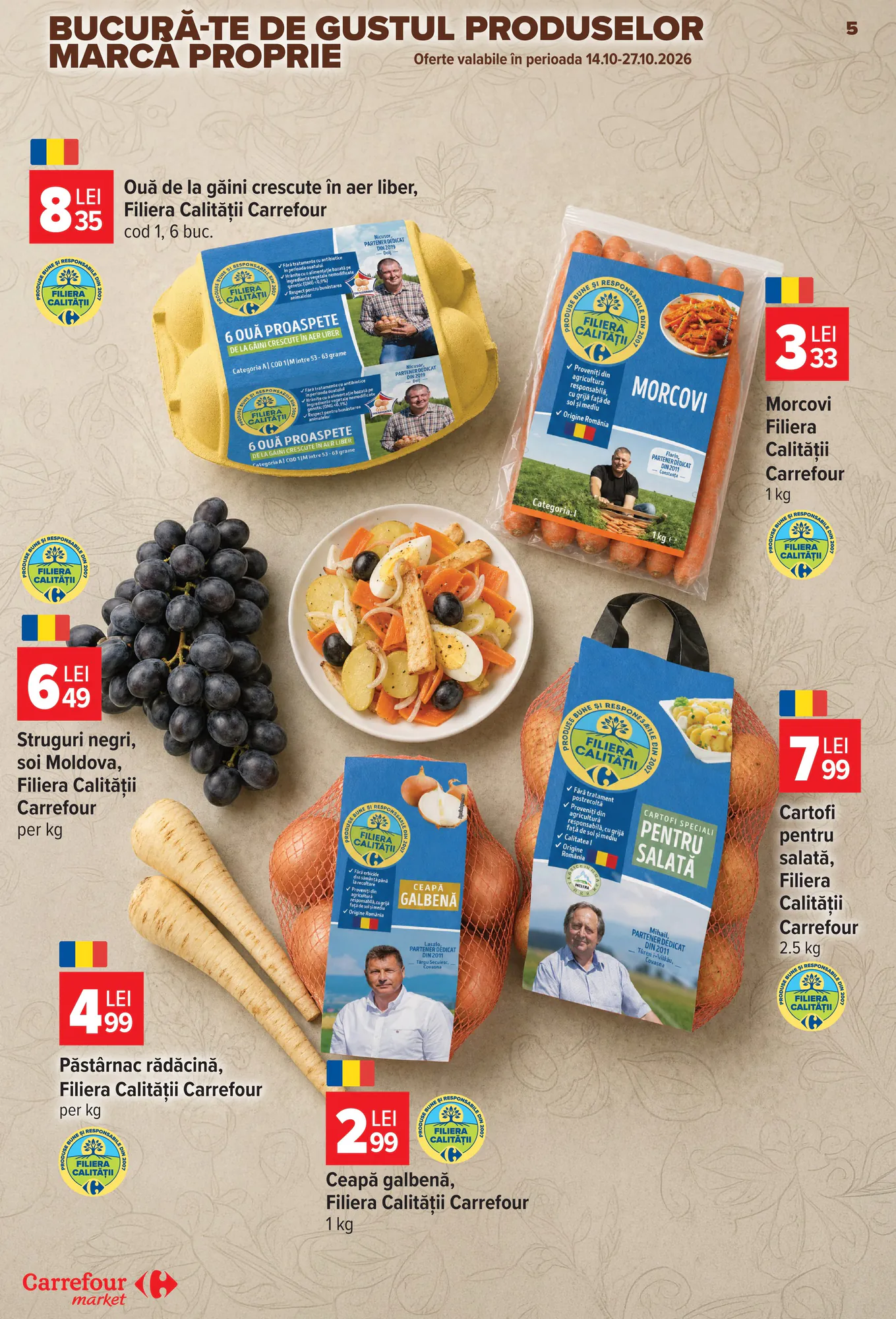 Catalogul cu oferte Carrefour Market valabil de la 14.10.2026 - Pagina 5.