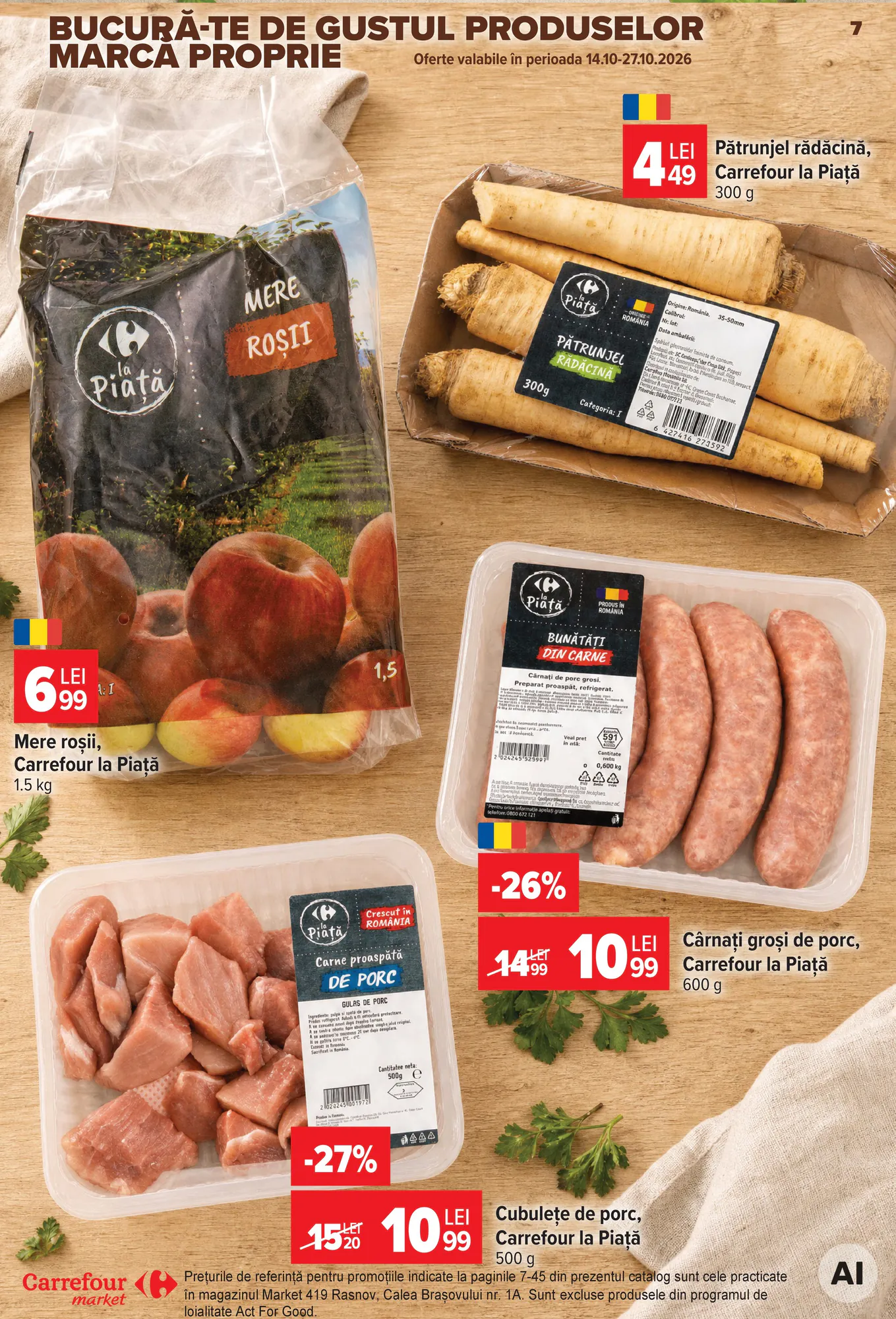 Catalogul cu oferte Carrefour Market valabil de la 14.10.2026 - Pagina 7.