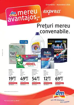 Catalogul cu oferte DM valabil de la 15.10.2026