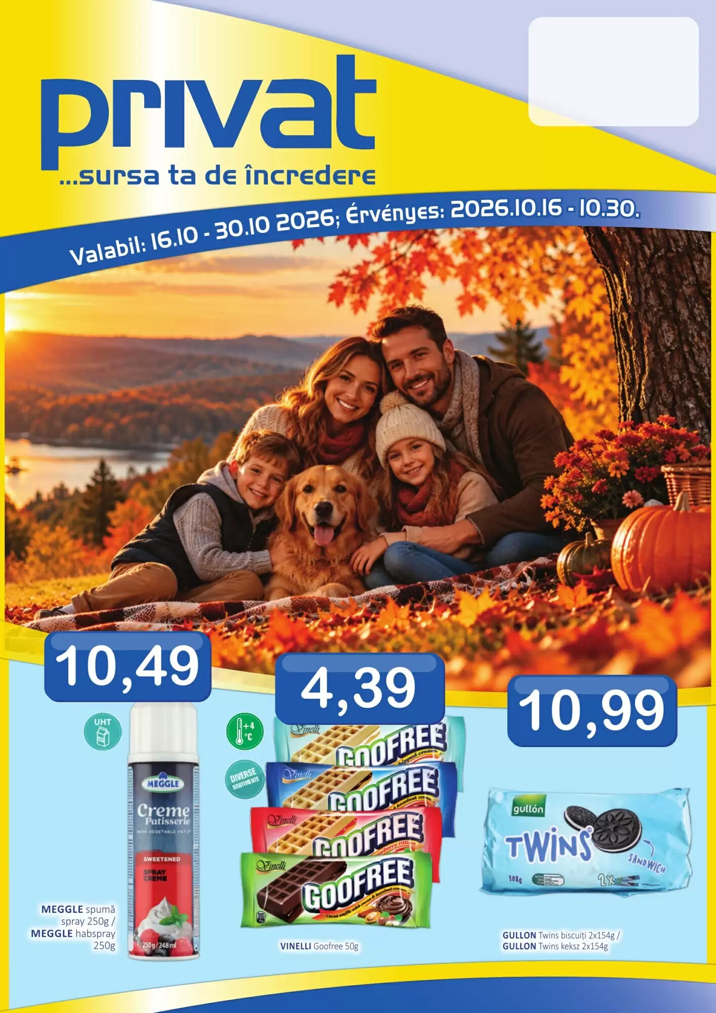 Catalogul cu oferte CBA valabil de la 16.10.2026 - Pagina 1.