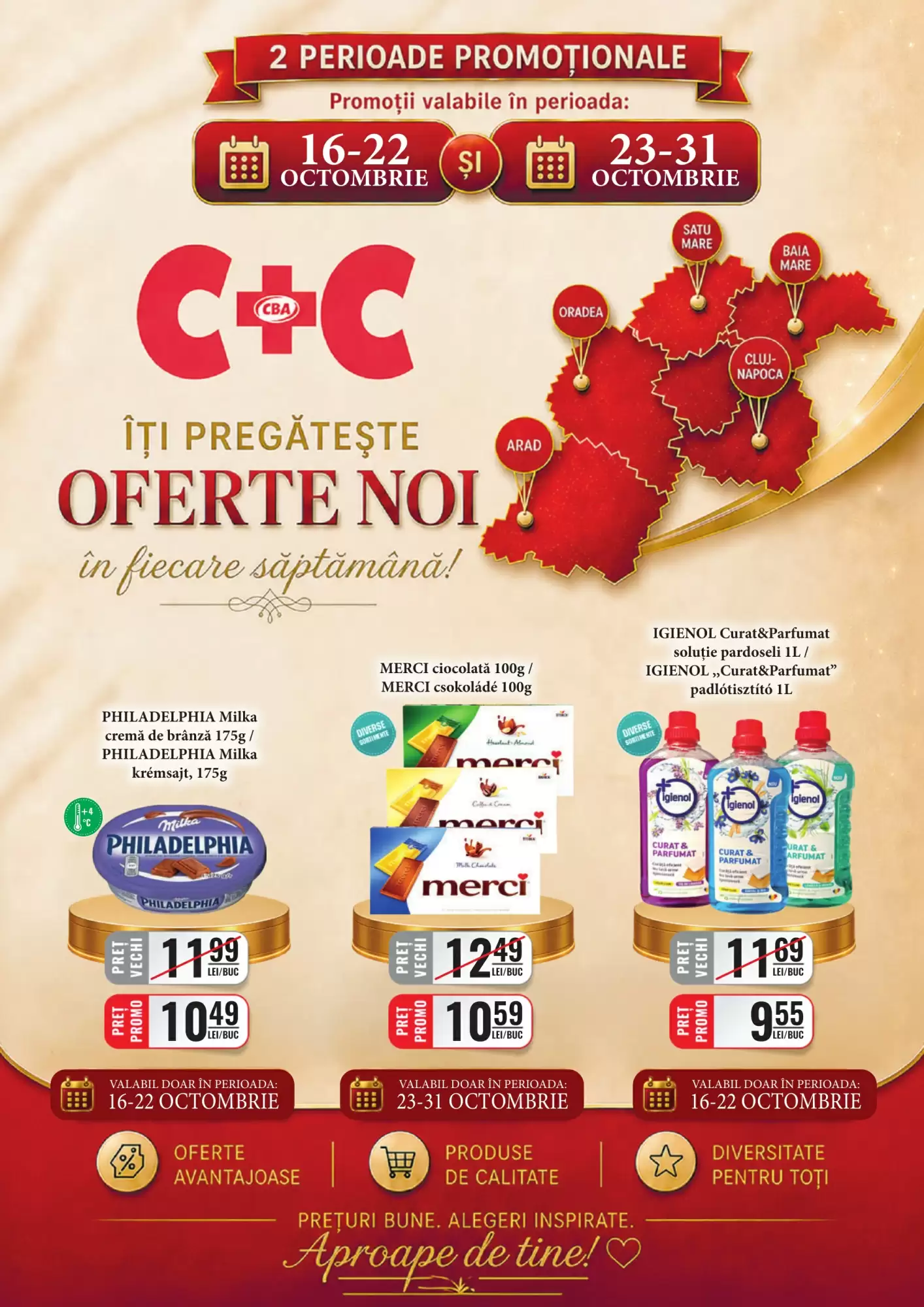 Catalogul cu oferte CBA valabil de la 16.10.2026 - Pagina 1.