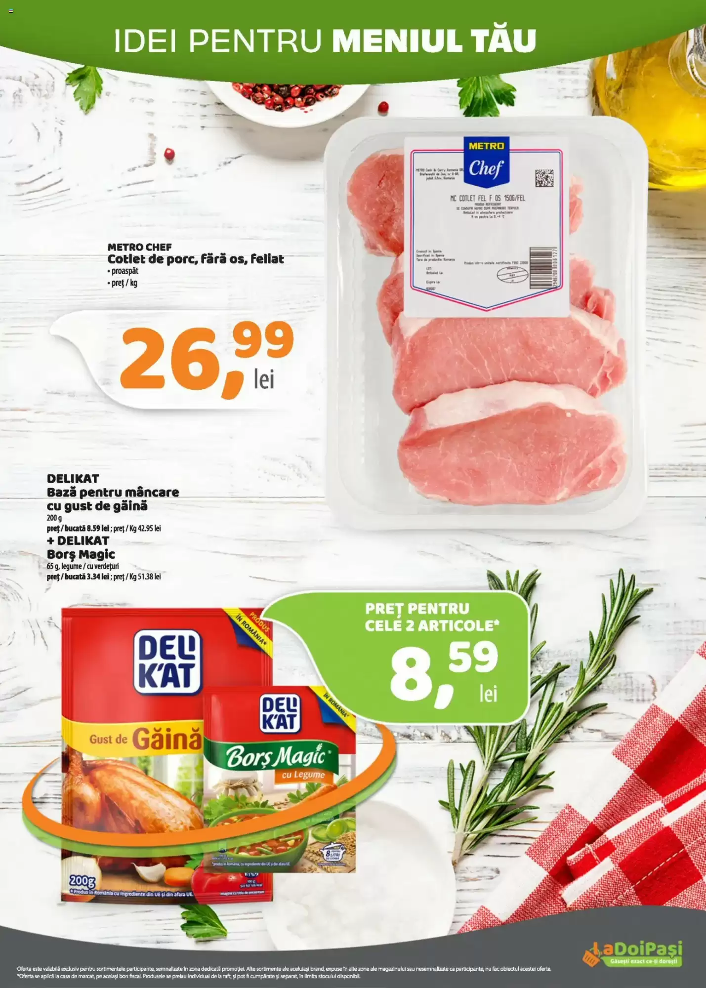 Catalogul cu oferte La Doi Pasi valabil de la 16.10.2026 - Pagina 4.