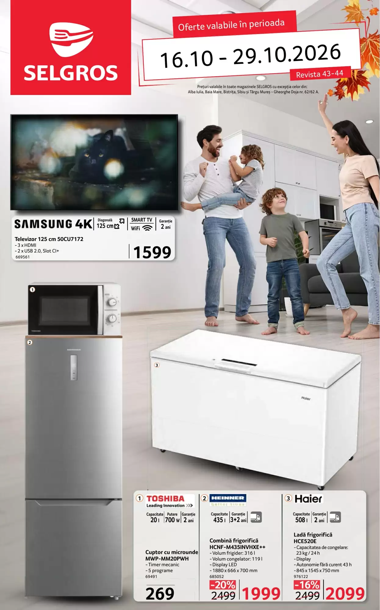 Catalogul cu oferte Selgros valabil de la 16.10.2026 - Pagina 1.