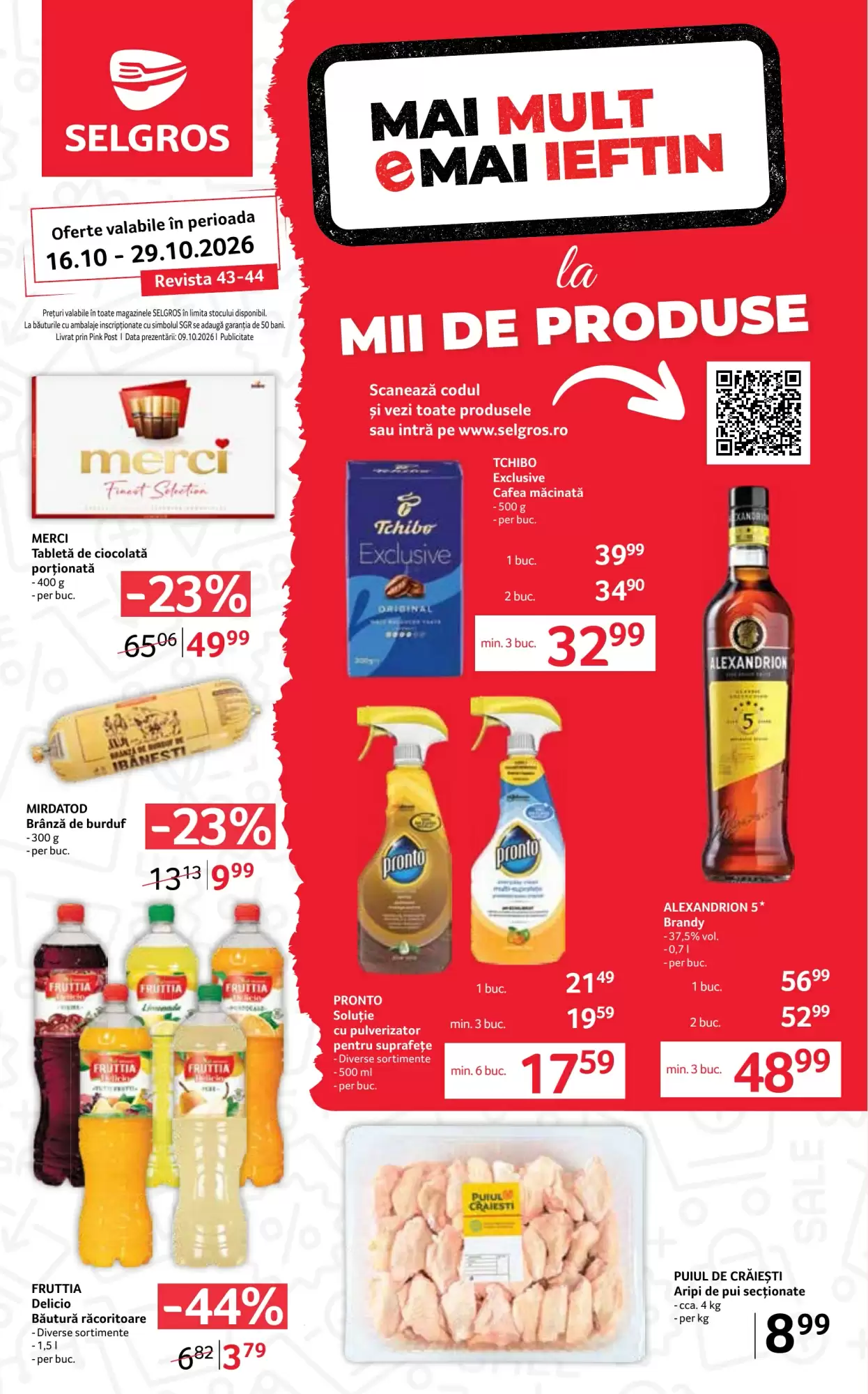 Catalogul cu oferte Selgros valabil de la 16.10.2026 - Pagina 1.