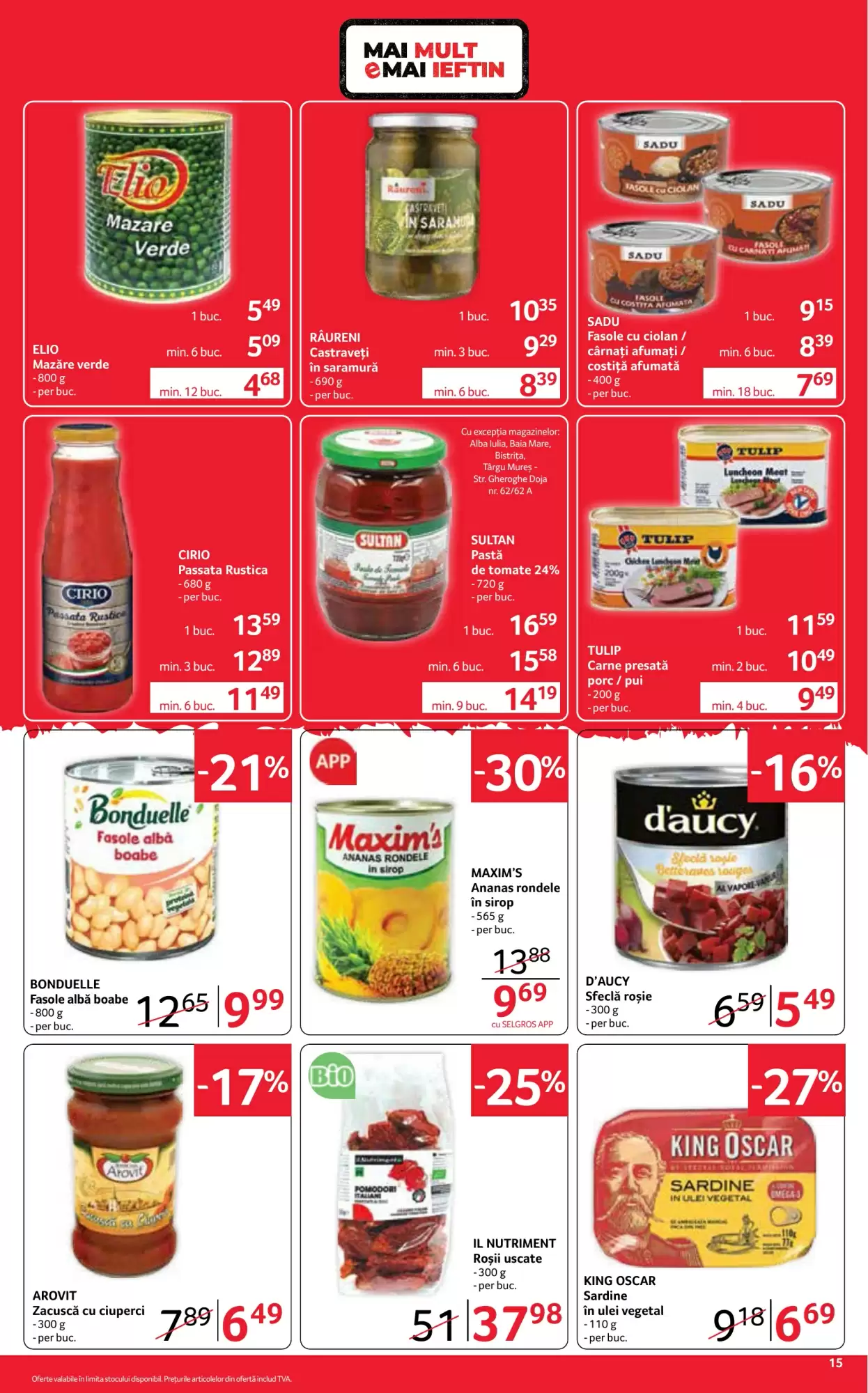 Catalogul cu oferte Selgros valabil de la 16.10.2026 - Pagina 15.