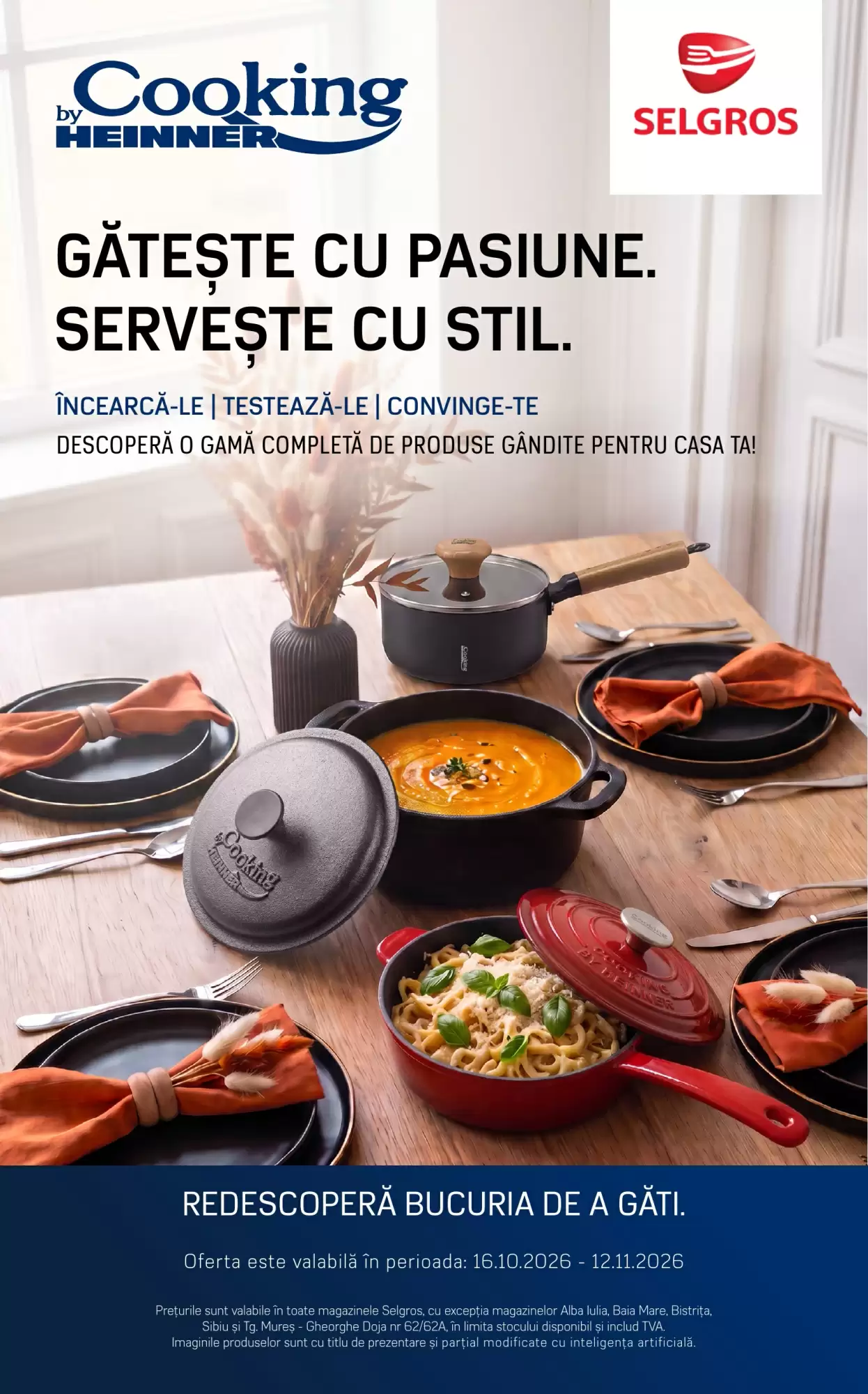 Catalogul cu oferte Selgros valabil de la 16.10.2026 - Pagina 1.