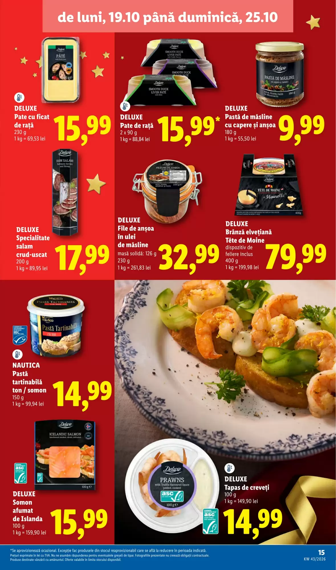 Catalogul cu oferte Lidl valabil de la 19.10.2026 - Pagina 15.