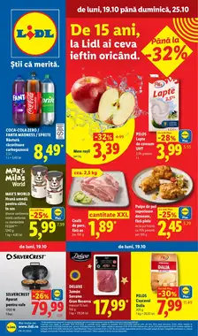 Catalogul cu oferte Lidl valabil de la 19.10.2026