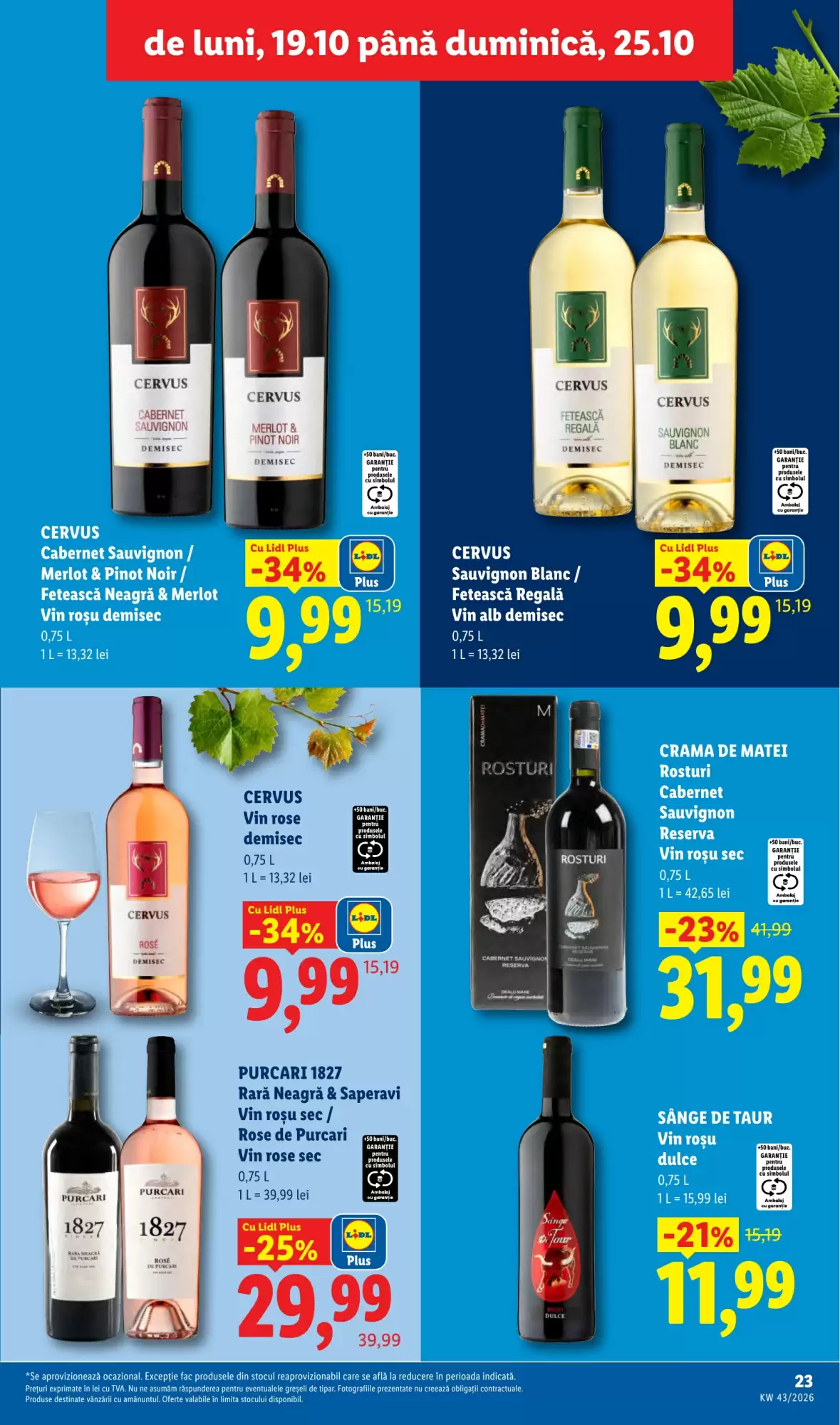 Catalogul cu oferte Lidl valabil de la 19.10.2026 - Pagina 23.