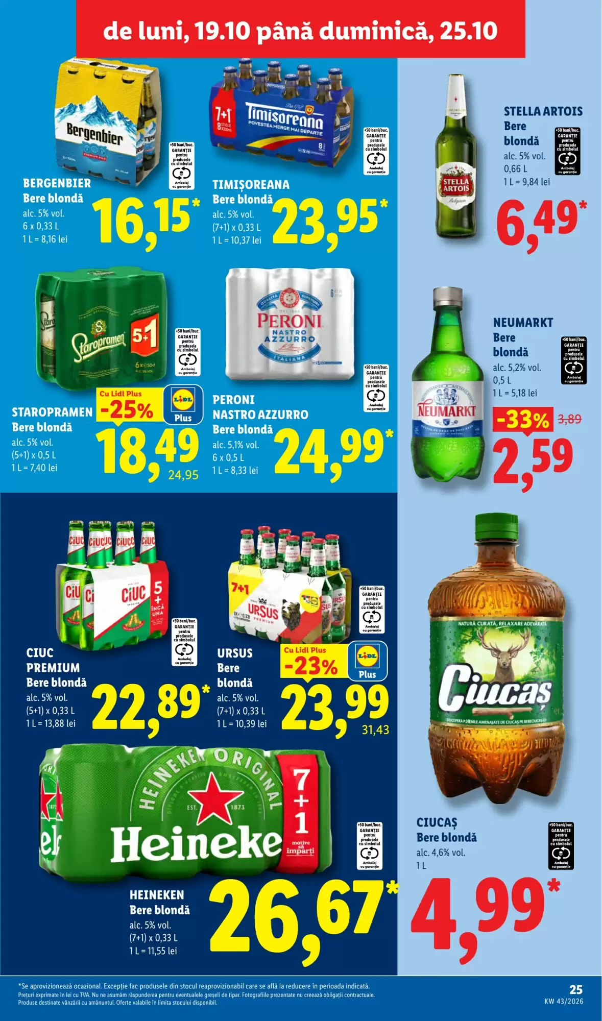 Catalogul cu oferte Lidl valabil de la 19.10.2026 - Pagina 25.