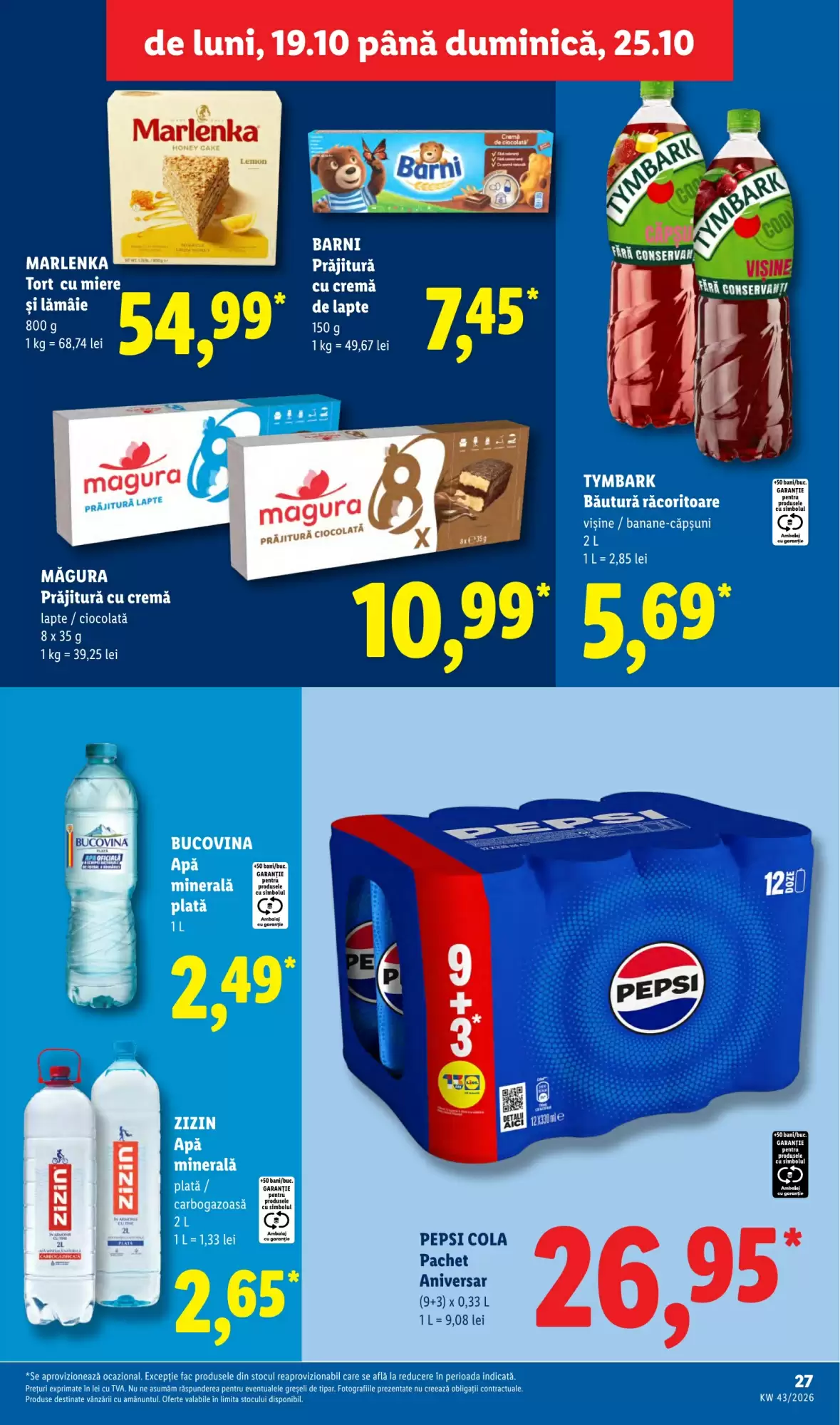 Catalogul cu oferte Lidl valabil de la 19.10.2026 - Pagina 27.
