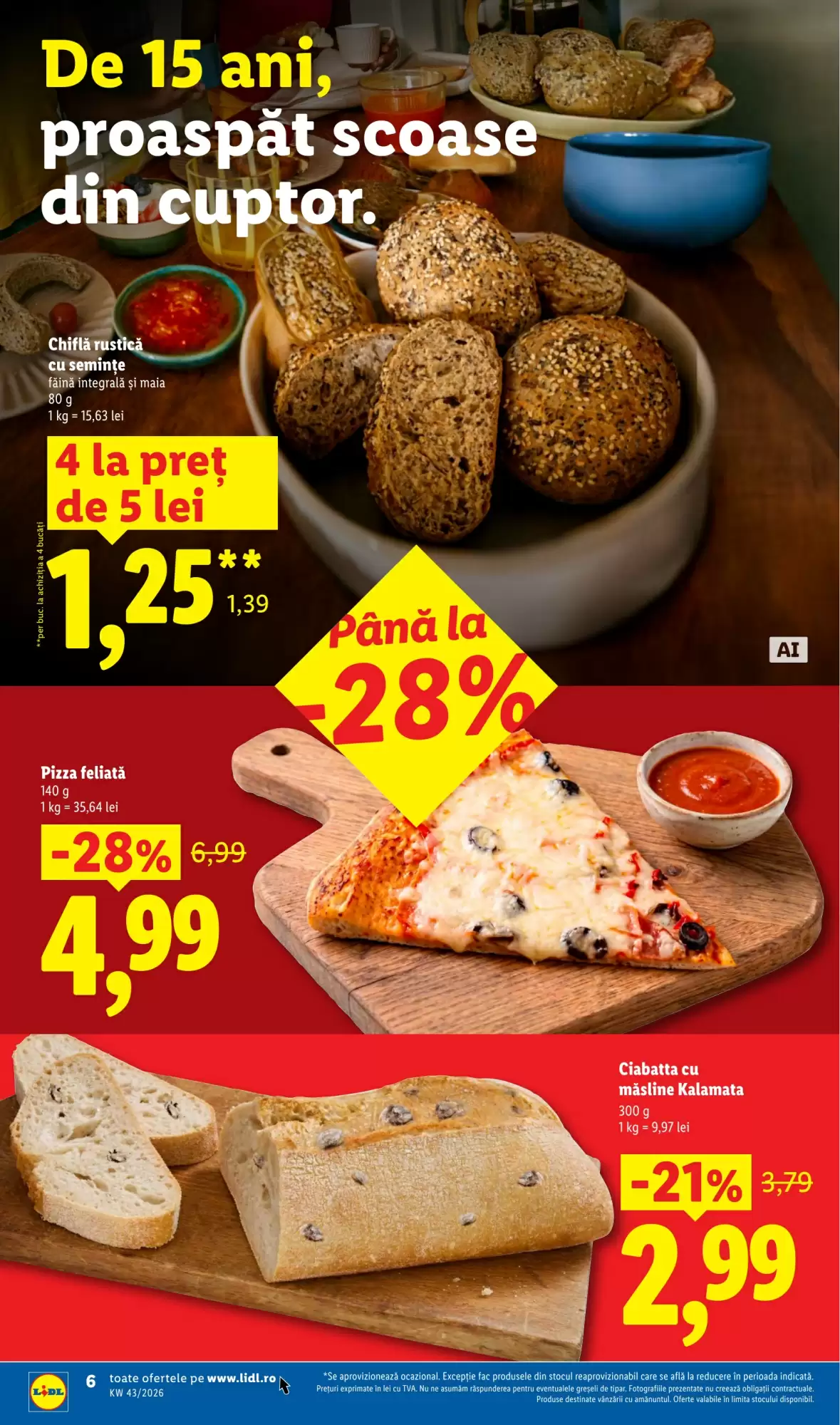 Catalogul cu oferte Lidl valabil de la 19.10.2026 - Pagina 6.