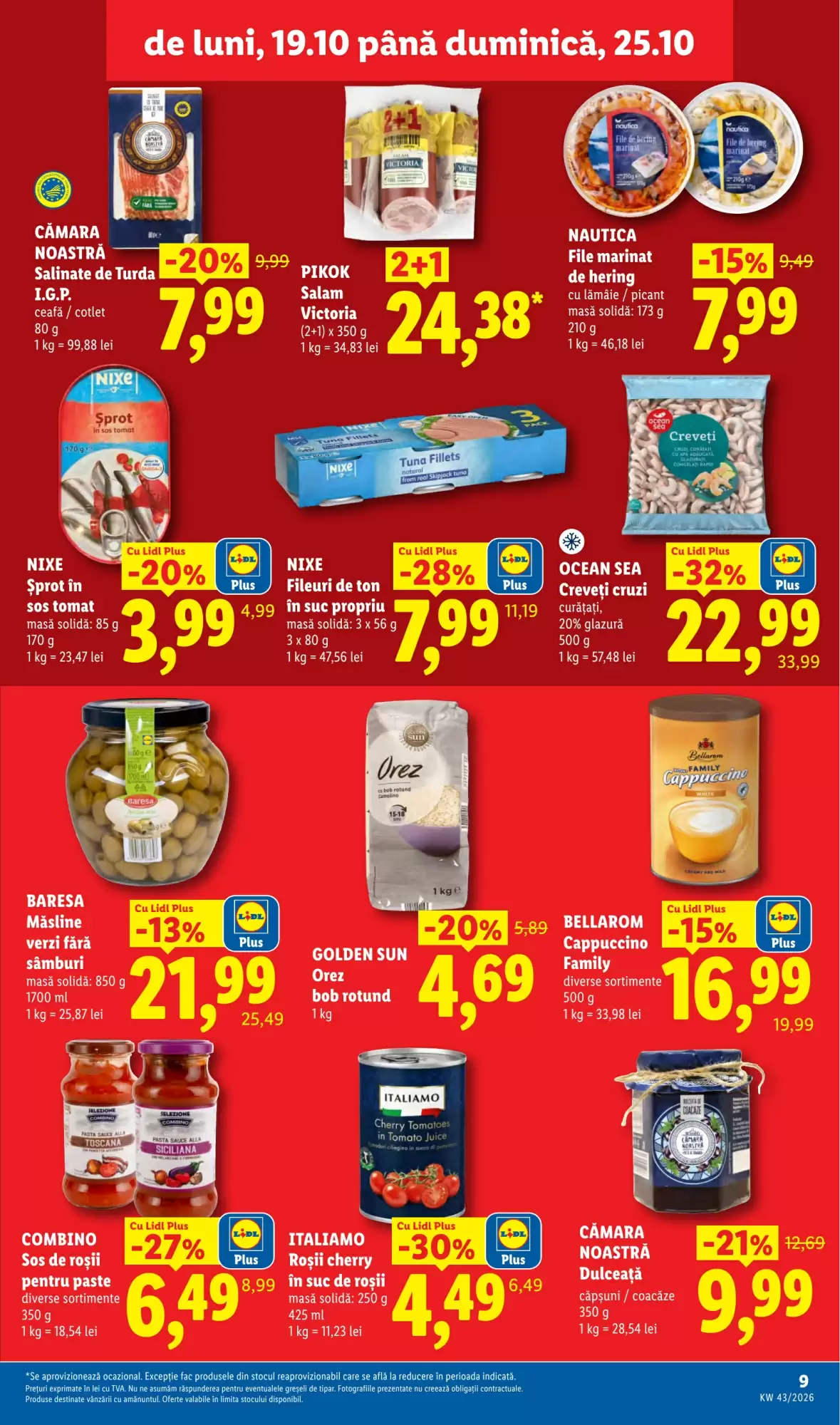 Catalogul cu oferte Lidl valabil de la 19.10.2026 - Pagina 9.