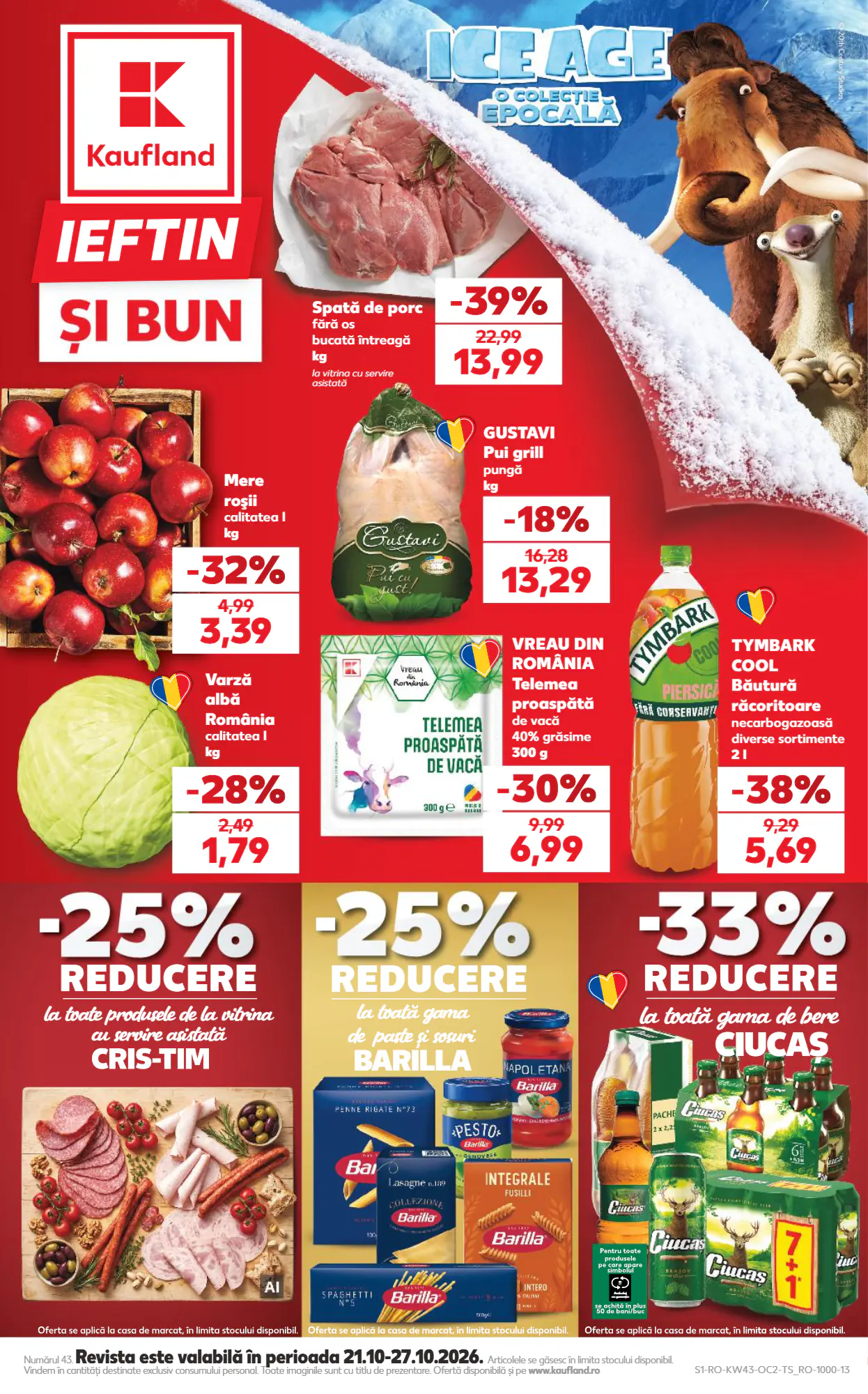 Catalogul cu oferte Kaufland valabil de la 21.10.2026 - Pagina 1.