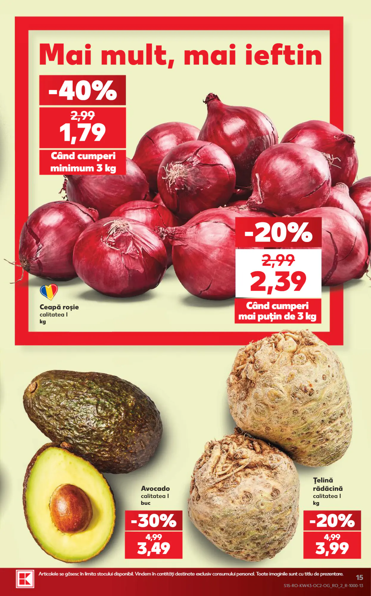Catalogul cu oferte Kaufland valabil de la 21.10.2026 - Pagina 15.