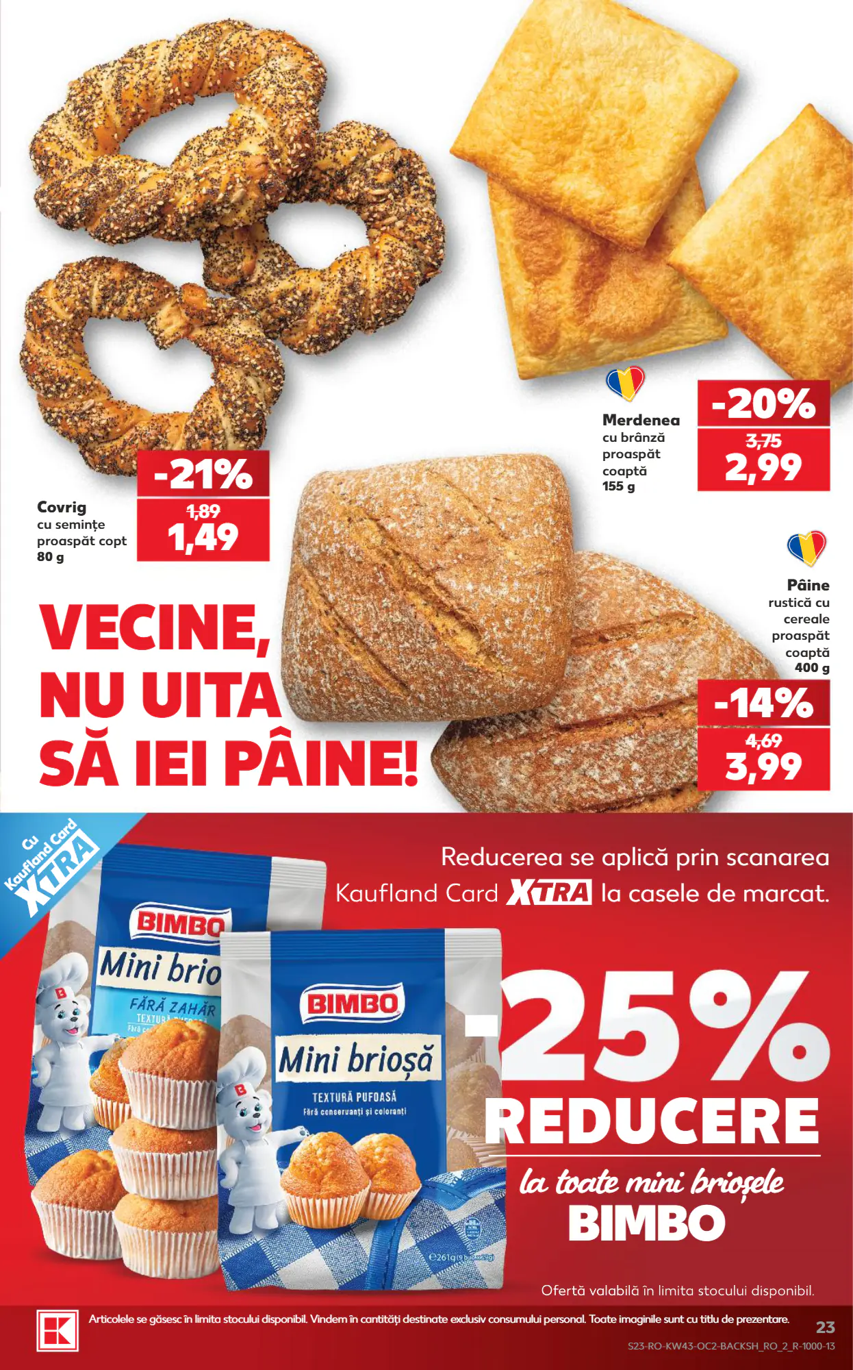 Catalogul cu oferte Kaufland valabil de la 21.10.2026 - Pagina 23.