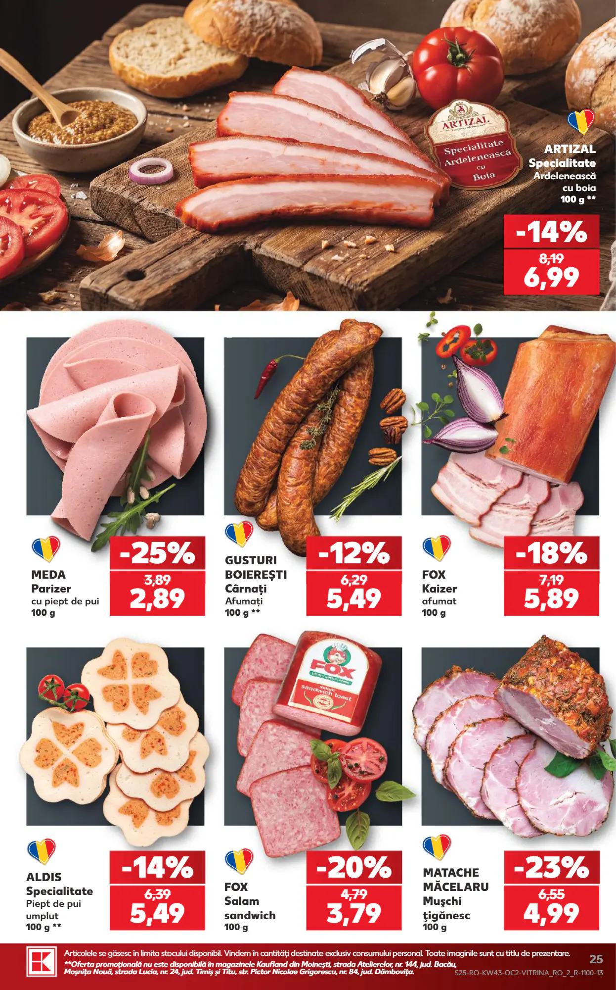 Catalogul cu oferte Kaufland valabil de la 21.10.2026 - Pagina 25.