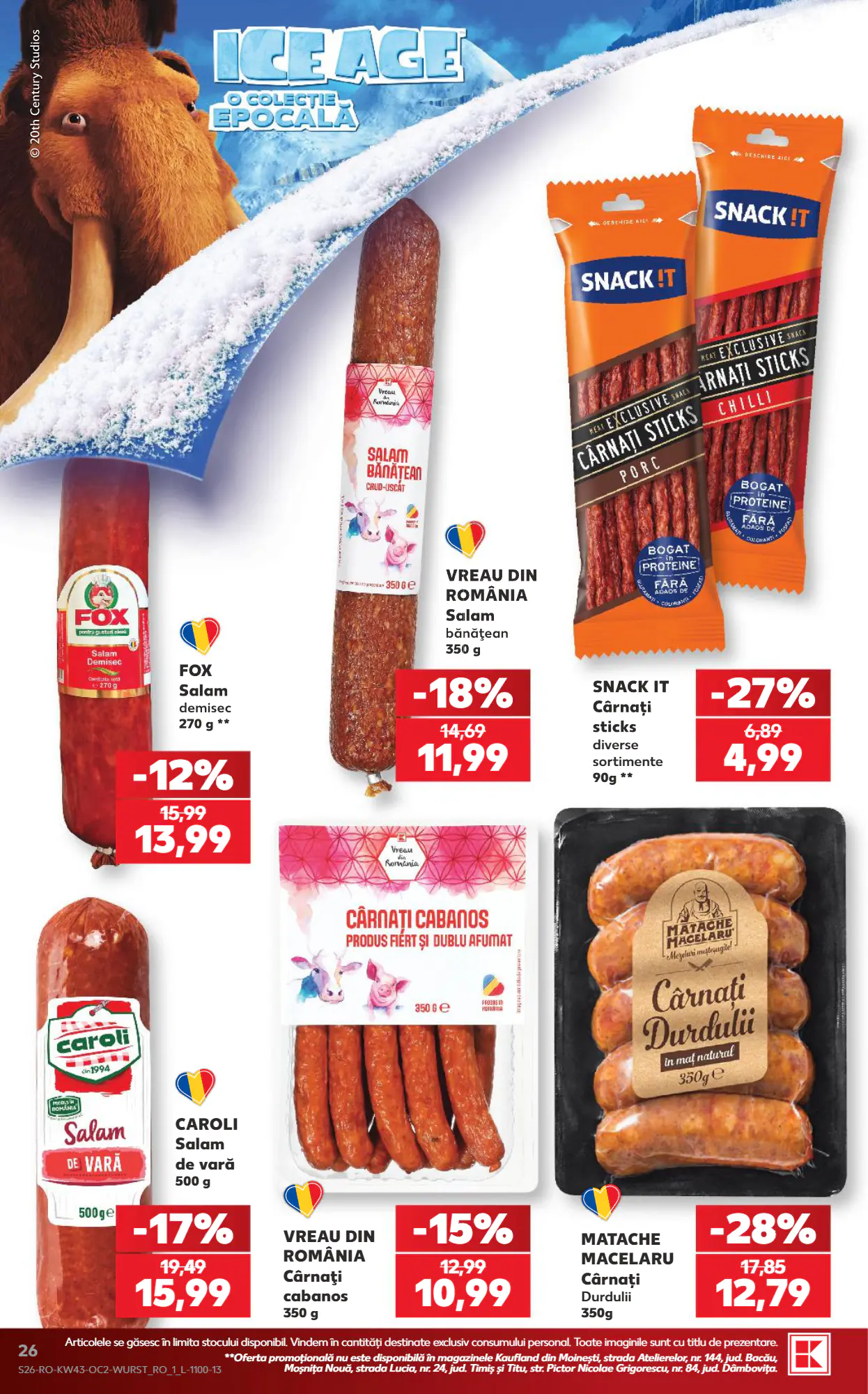 Catalogul cu oferte Kaufland valabil de la 21.10.2026 - Pagina 26.