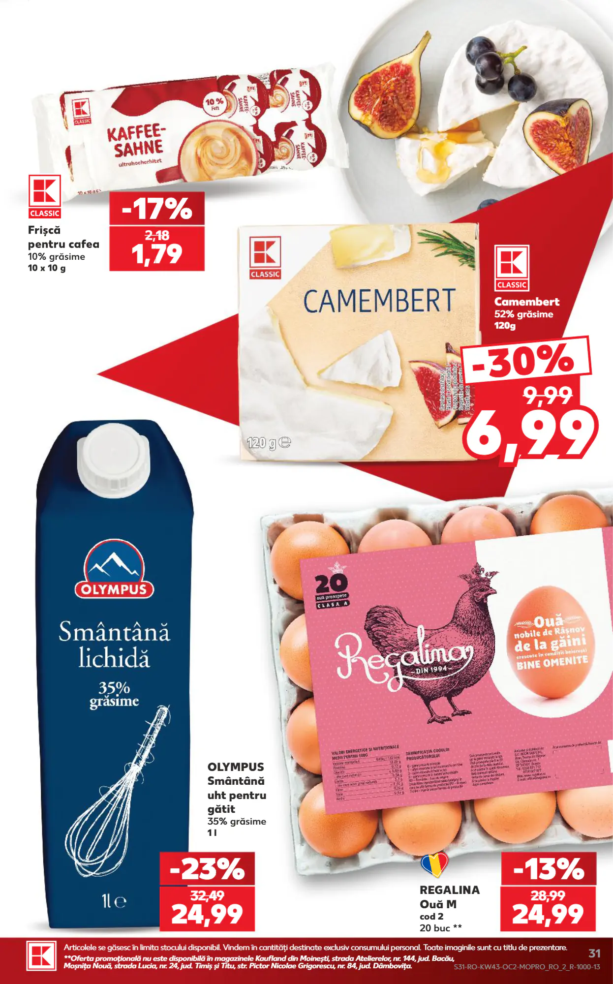 Catalogul cu oferte Kaufland valabil de la 21.10.2026 - Pagina 31.