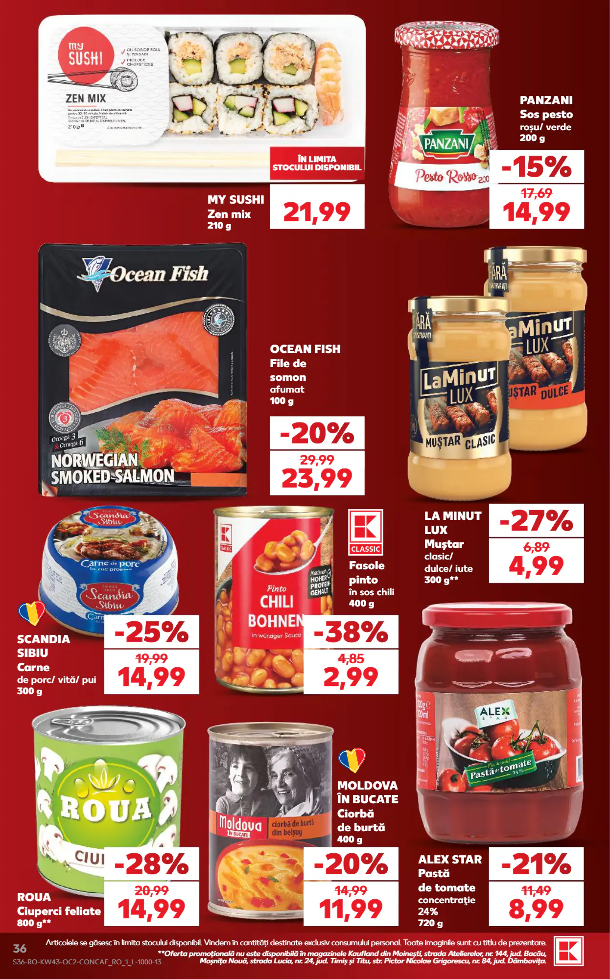 Catalogul cu oferte Kaufland valabil de la 21.10.2026 - Pagina 36.