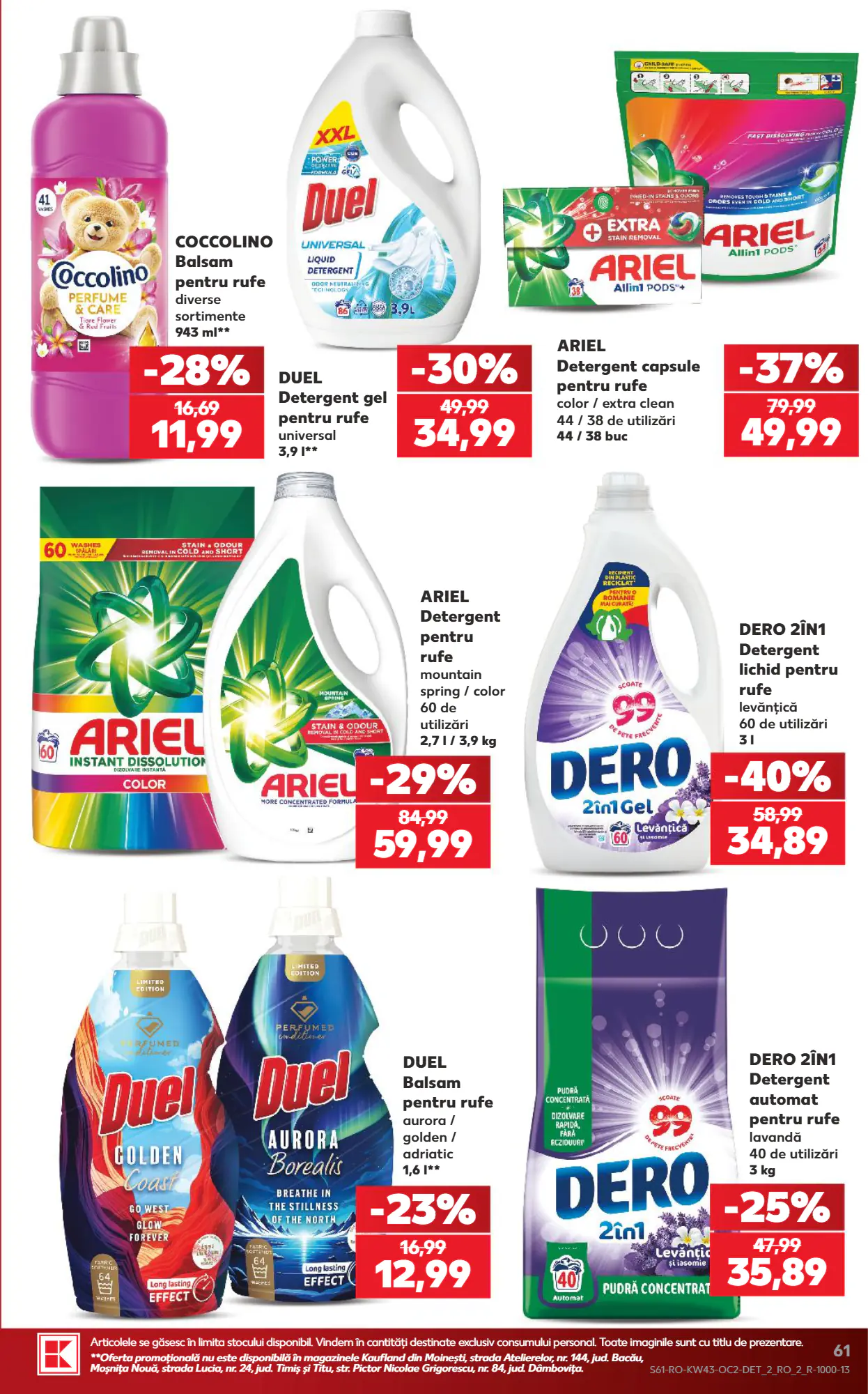 Catalogul cu oferte Kaufland valabil de la 21.10.2026 - Pagina 61.