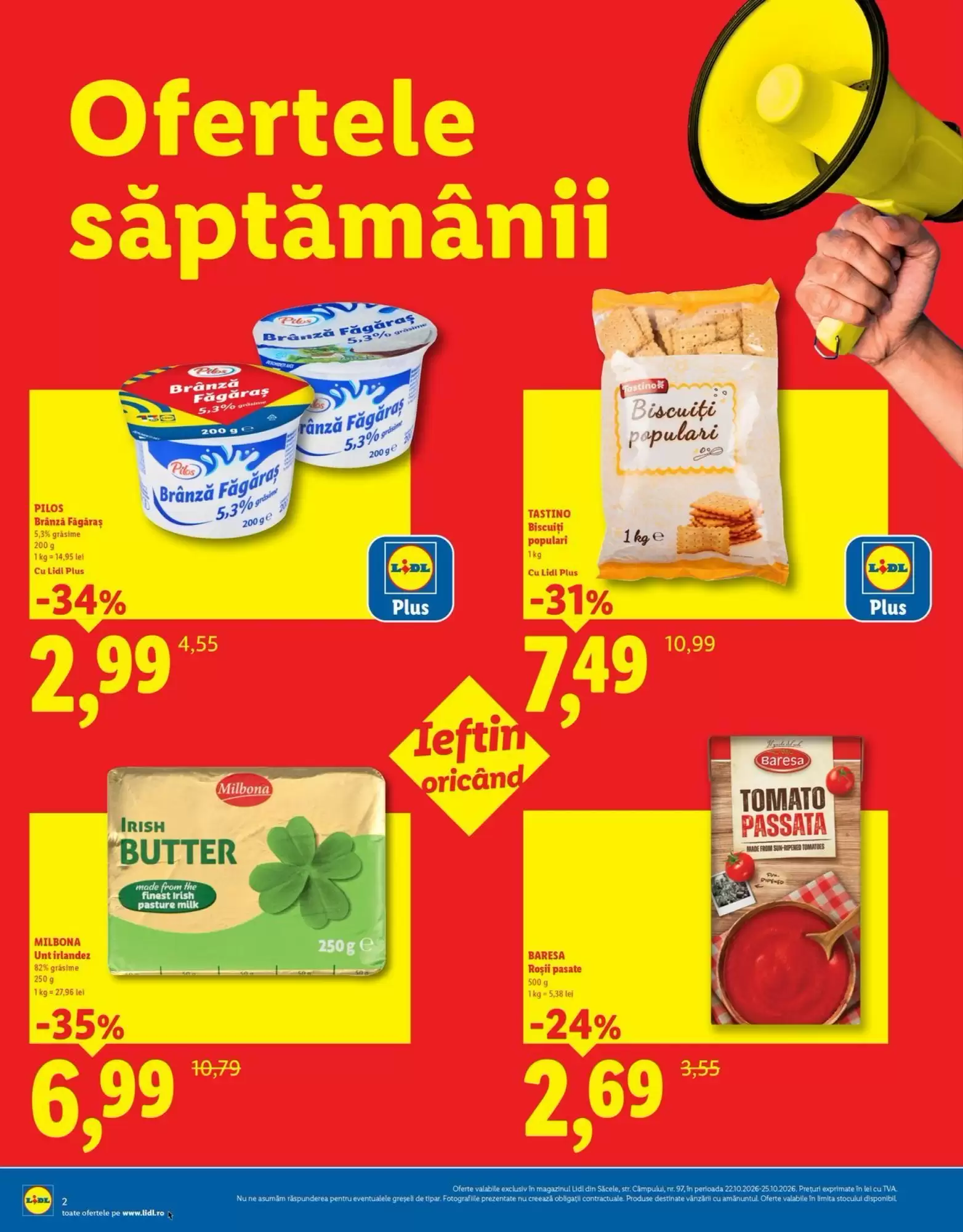 Catalogul cu oferte Lidl valabil de la 22.10.2026 - Pagina 2.