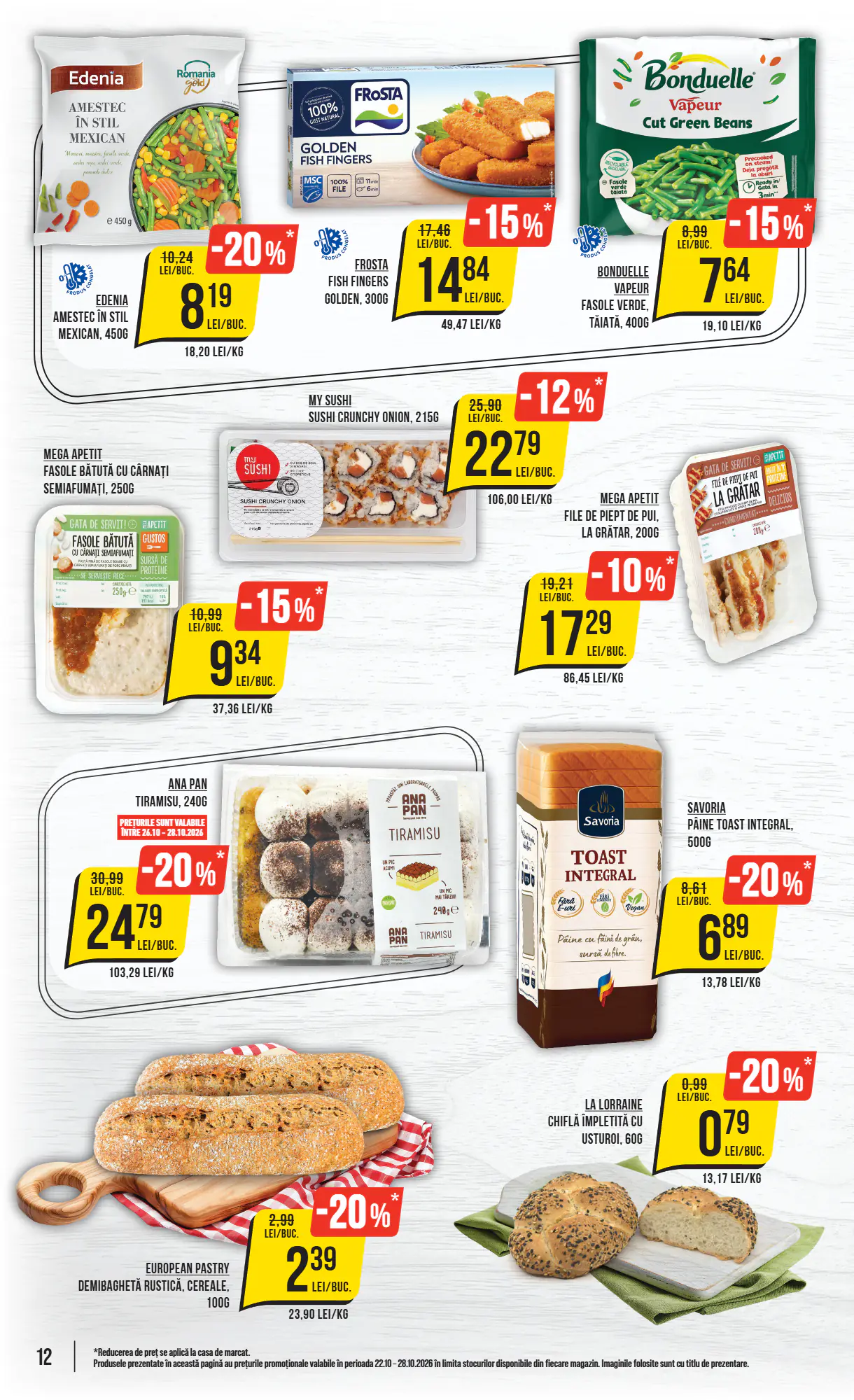 Catalogul cu oferte Mega Image valabil de la 22.10.2026 - Pagina 12.