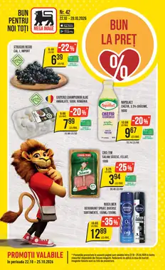 Catalogul cu oferte Mega Image valabil de la 22.10.2026