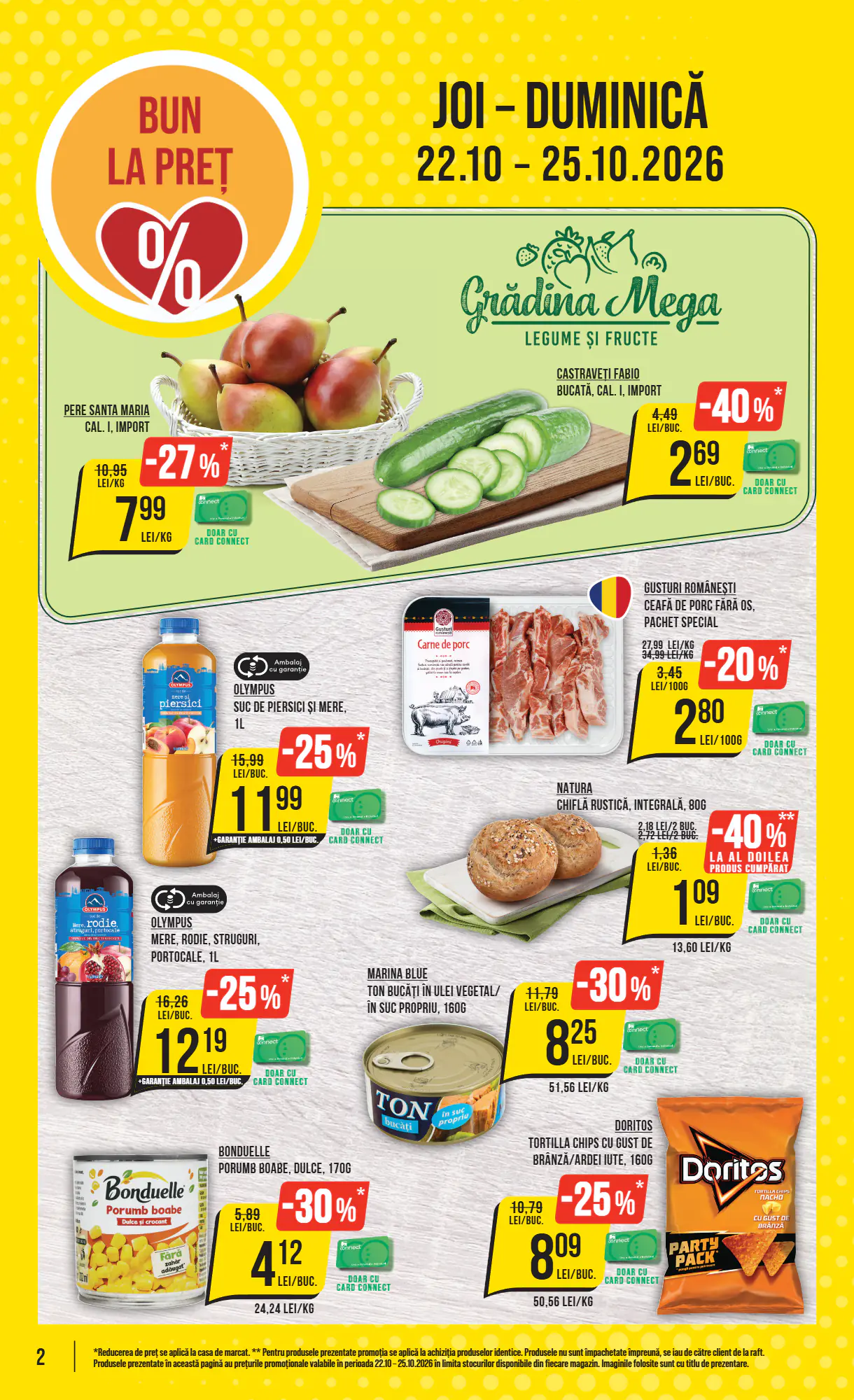 Catalogul cu oferte Mega Image valabil de la 22.10.2026 - Pagina 2.